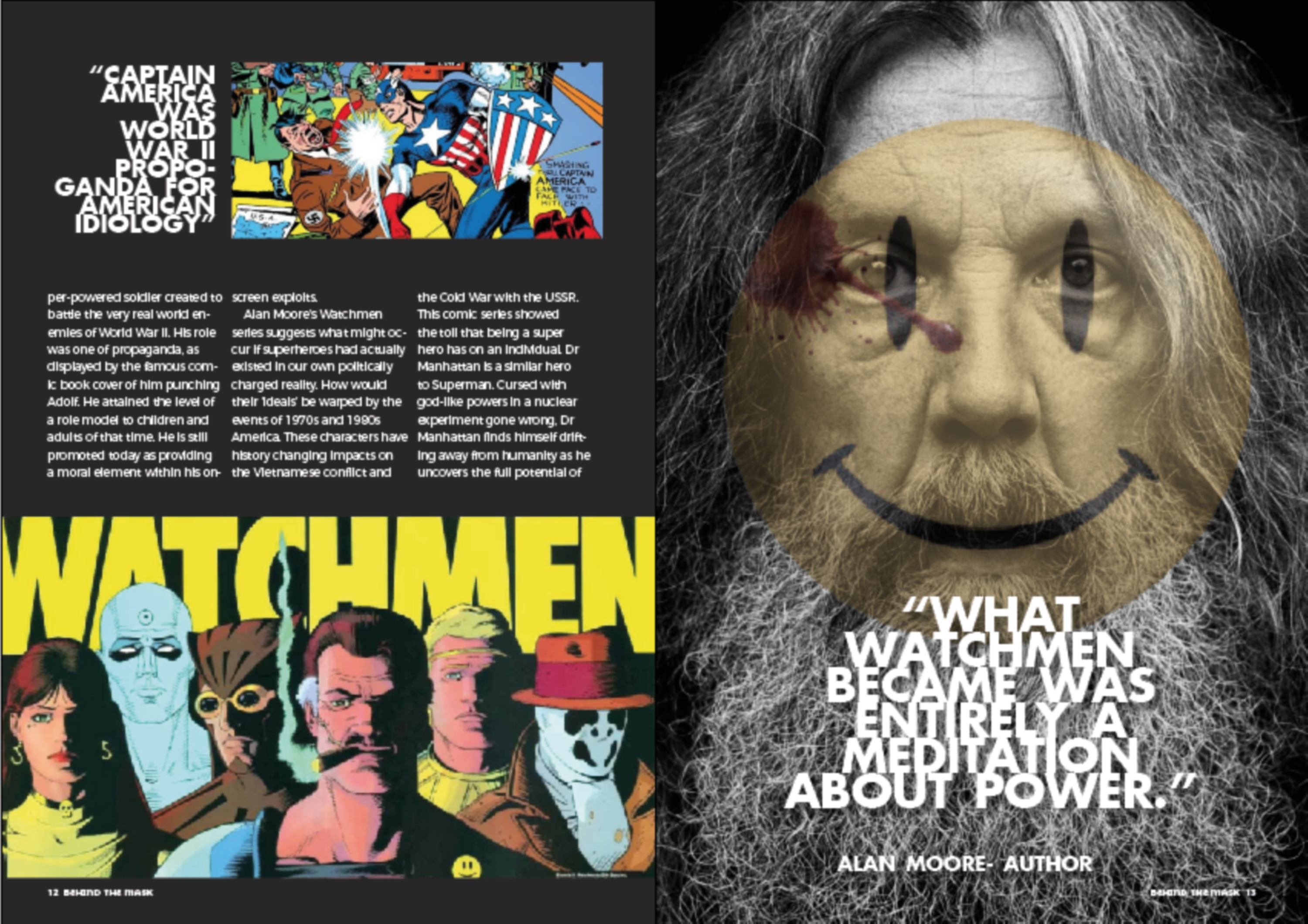 Behind The Mask - Editorial Project by Joshua Stammers