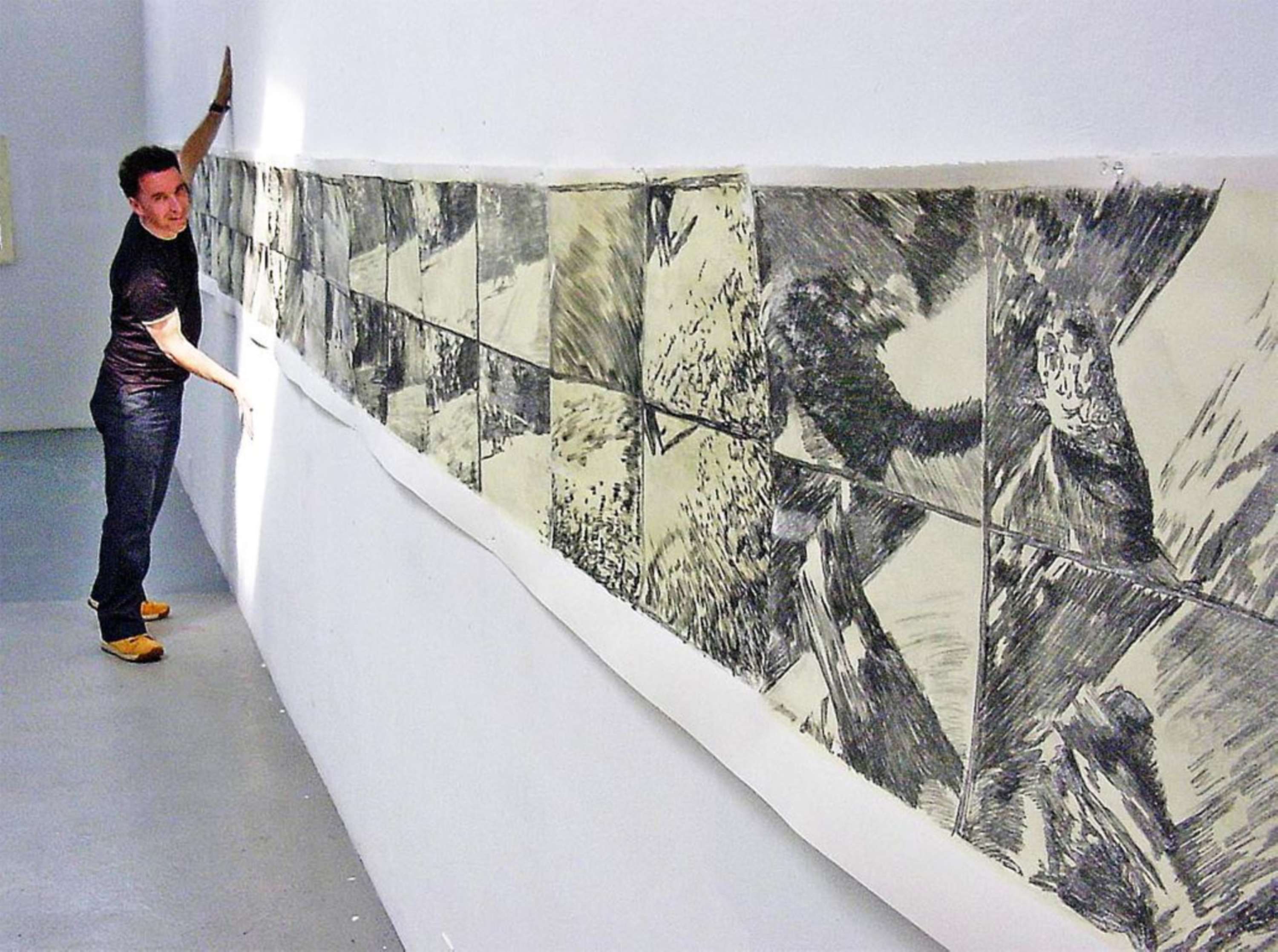 Graphite Silkscreen Prints and Research by Kevin McGarry