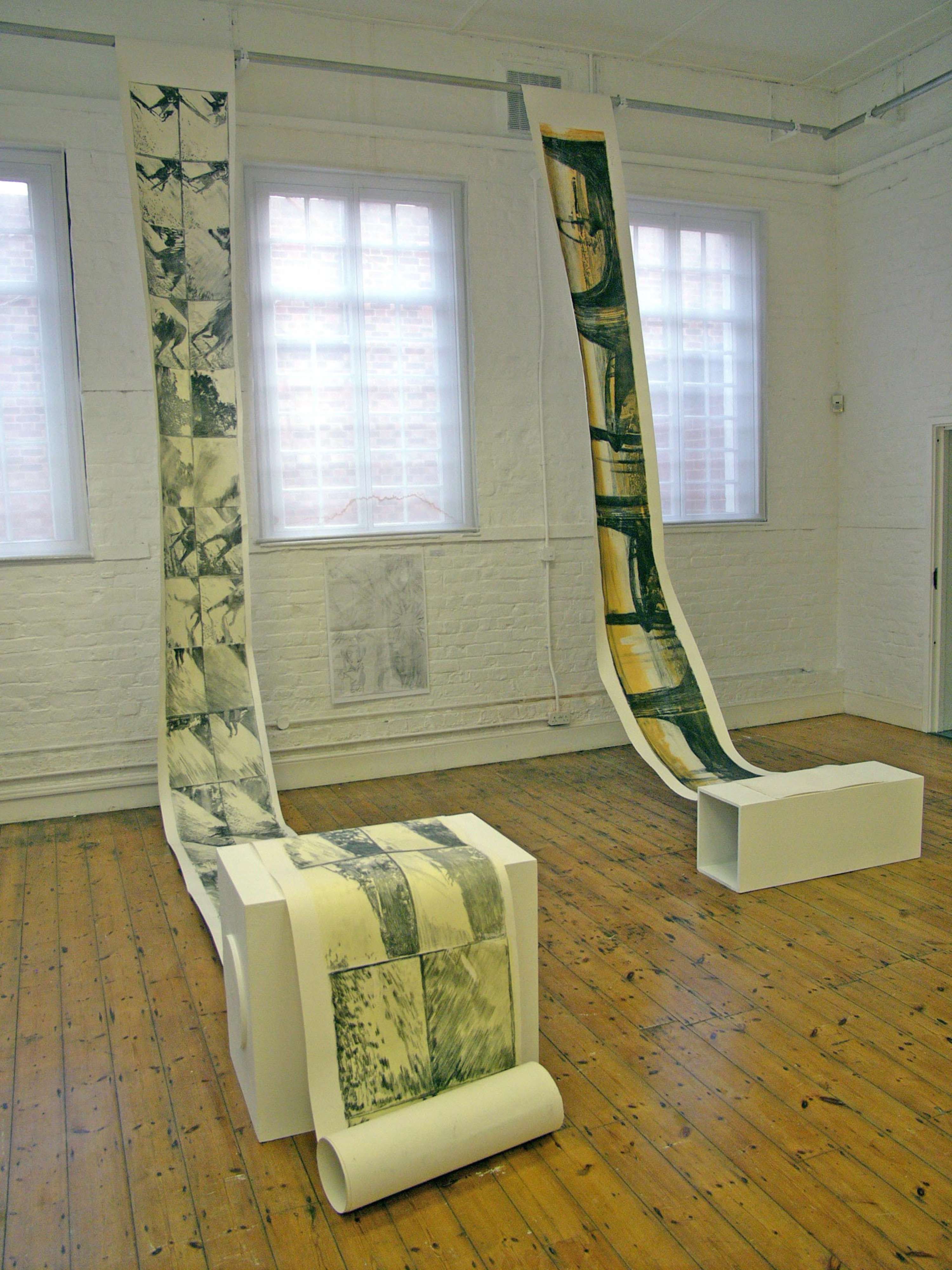 Graphite Silkscreen Prints and Research by Kevin McGarry
