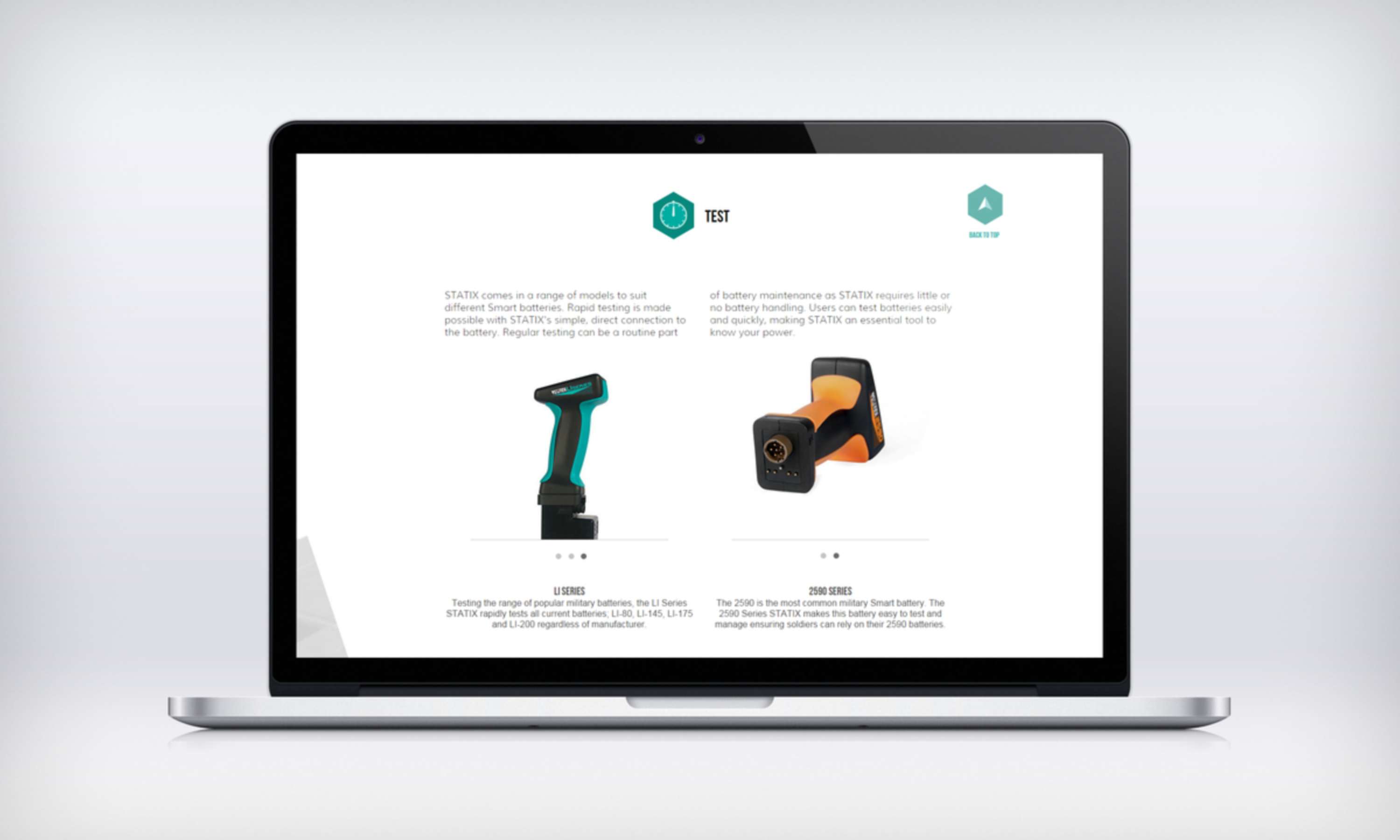 STATIX Landing Page by Bunty Partridge