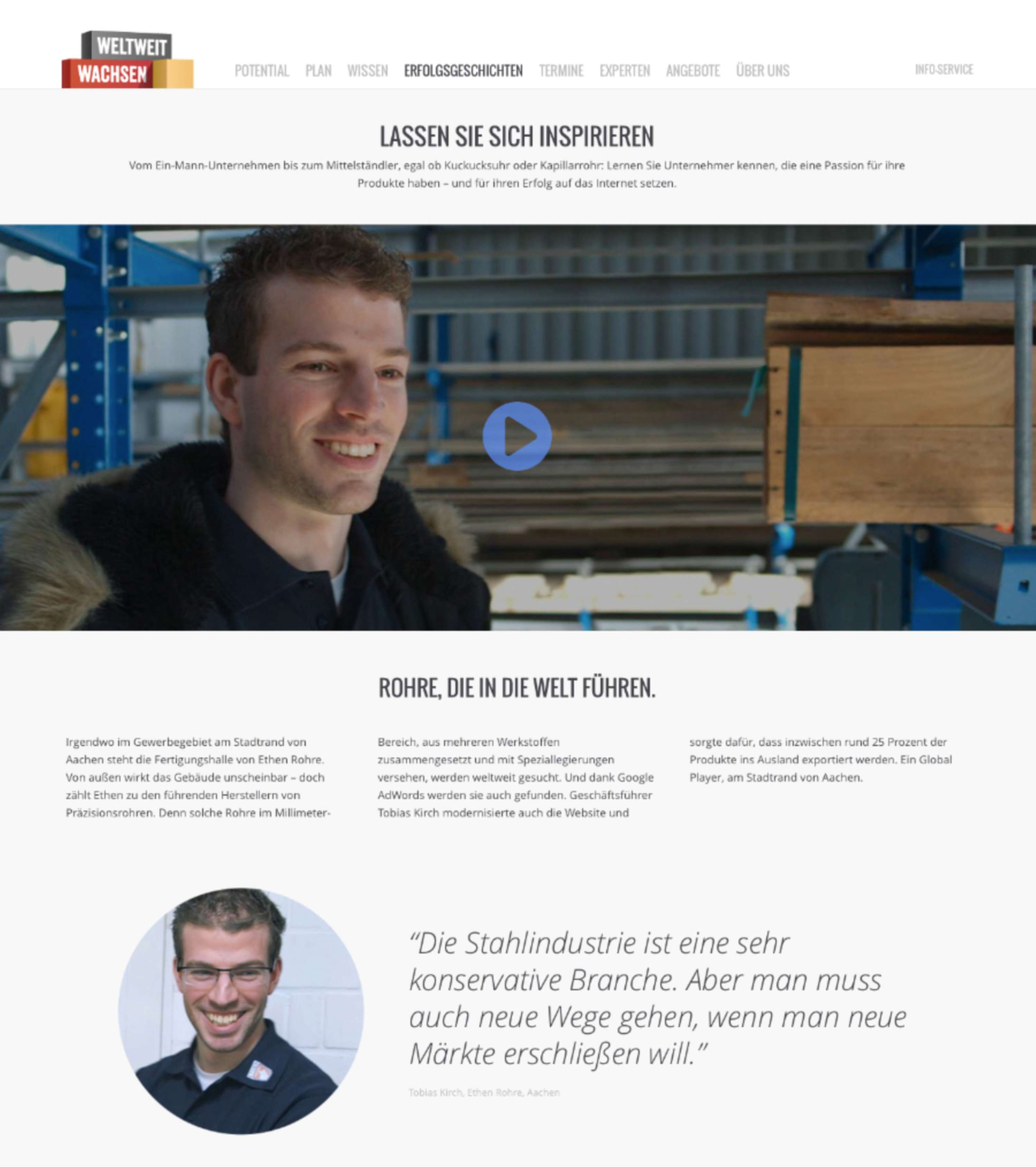 GOOGLE "Go Global"– Website by Jan Haase
