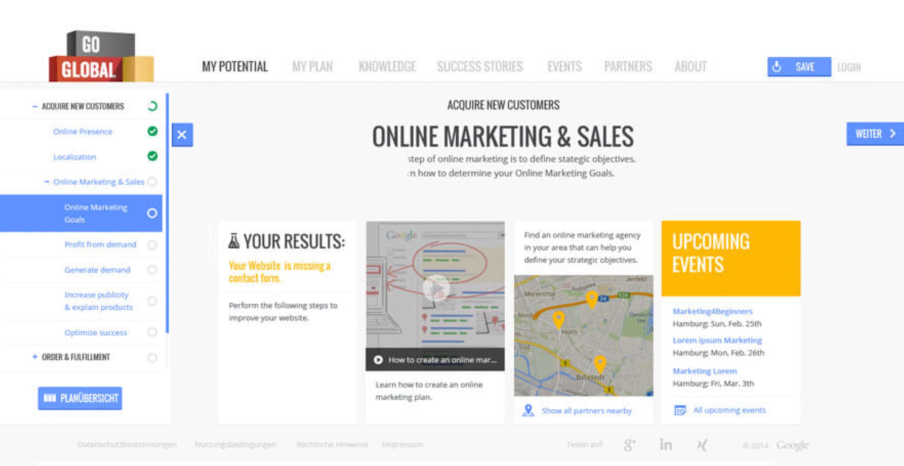 GOOGLE "Go Global"– Website by Jan Haase