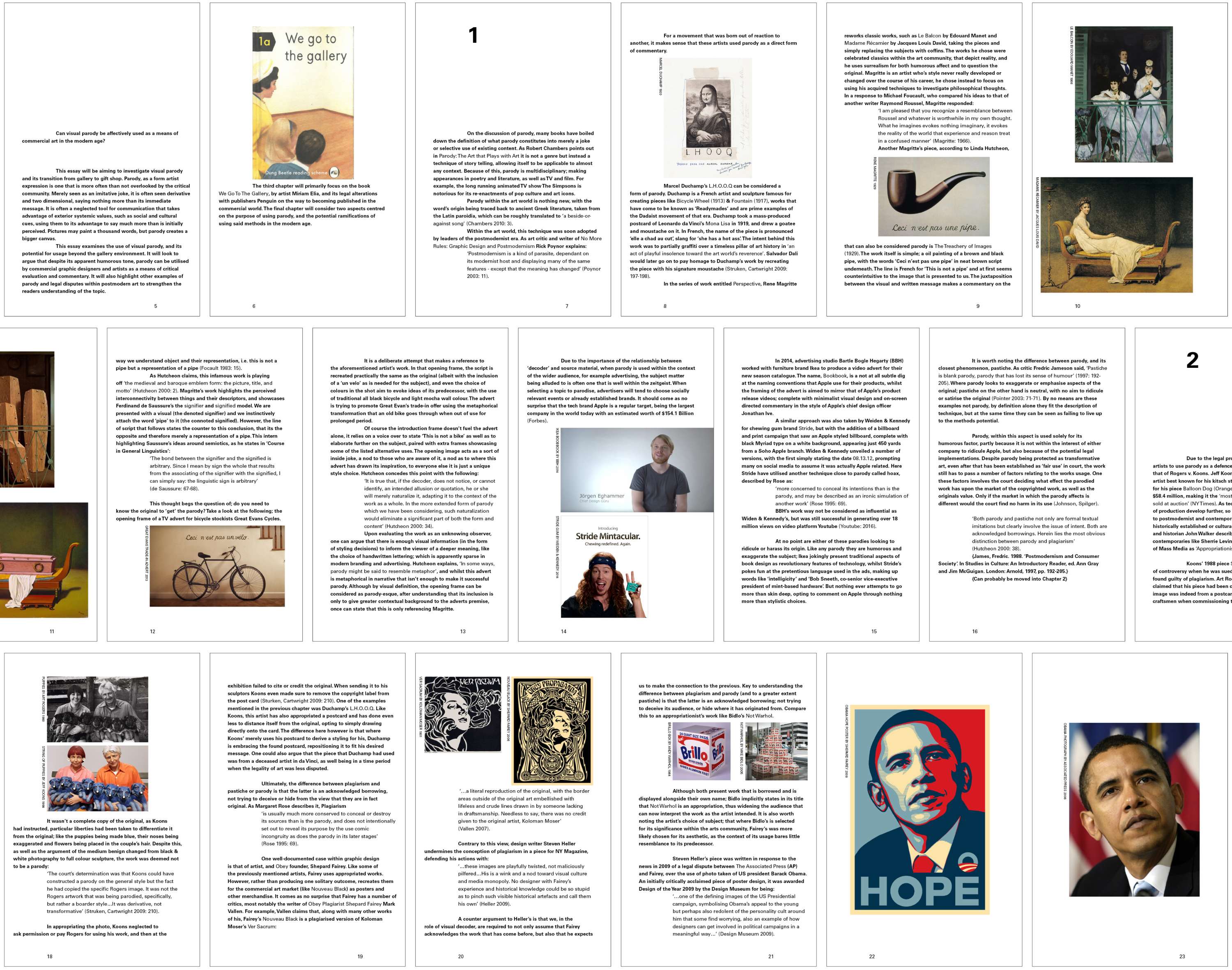 Seeing Double: A dissertation a bit like you've seen before by Chris Ireland