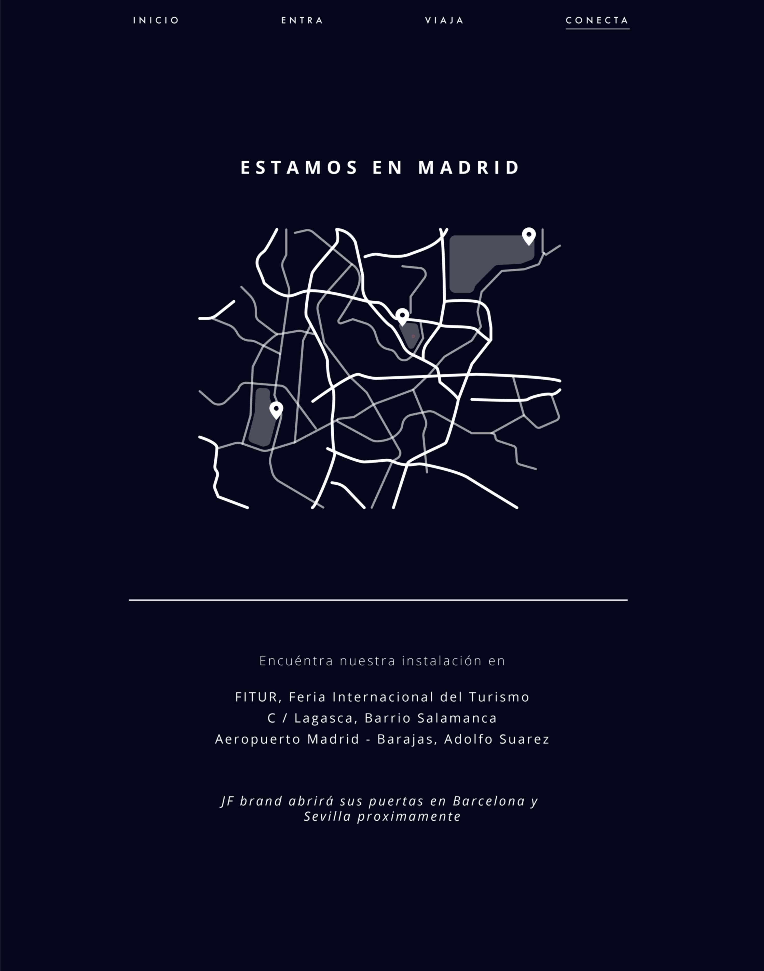 JF Brand - UI and UX Design by Belén Navarro