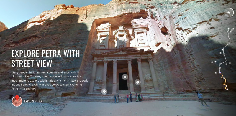 Petra Street View by Natalie Deeble