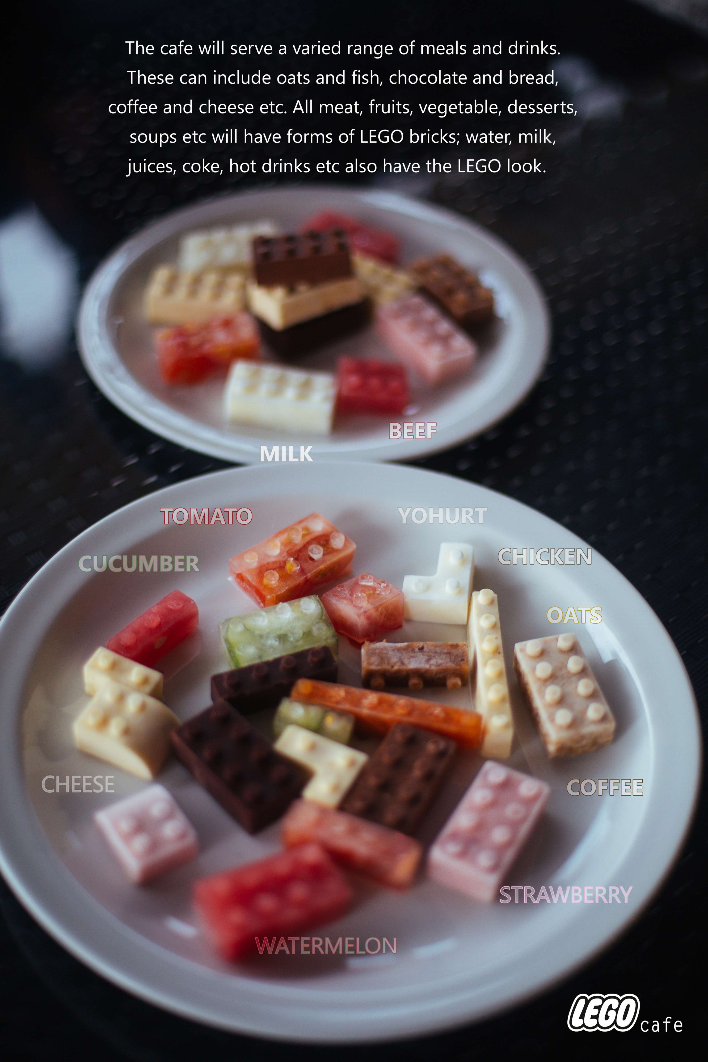 LEGO Cafe by Alena Kroshechkina