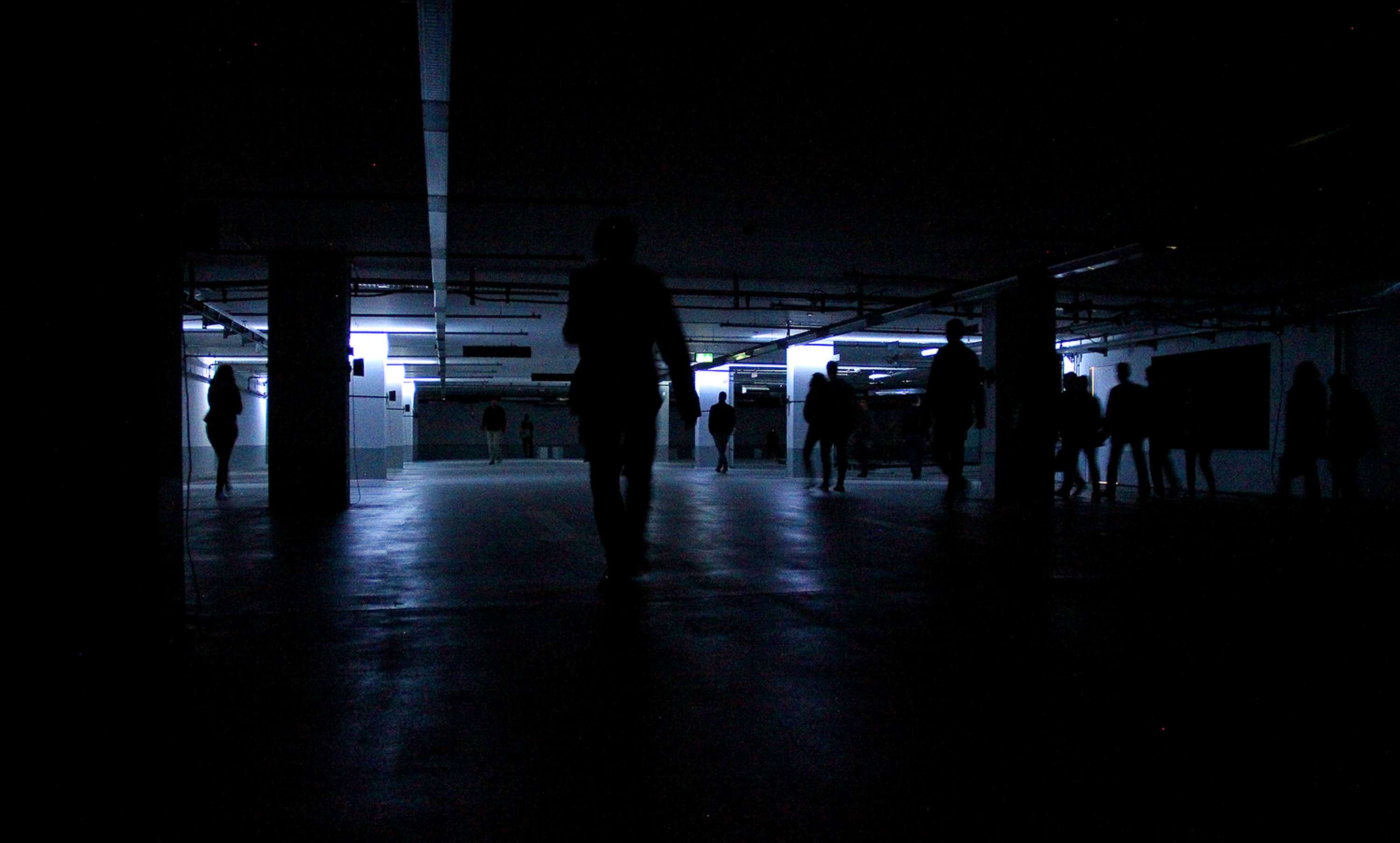 DIGITAL ECHO - interactive sound & light installation by Yves Peitzner