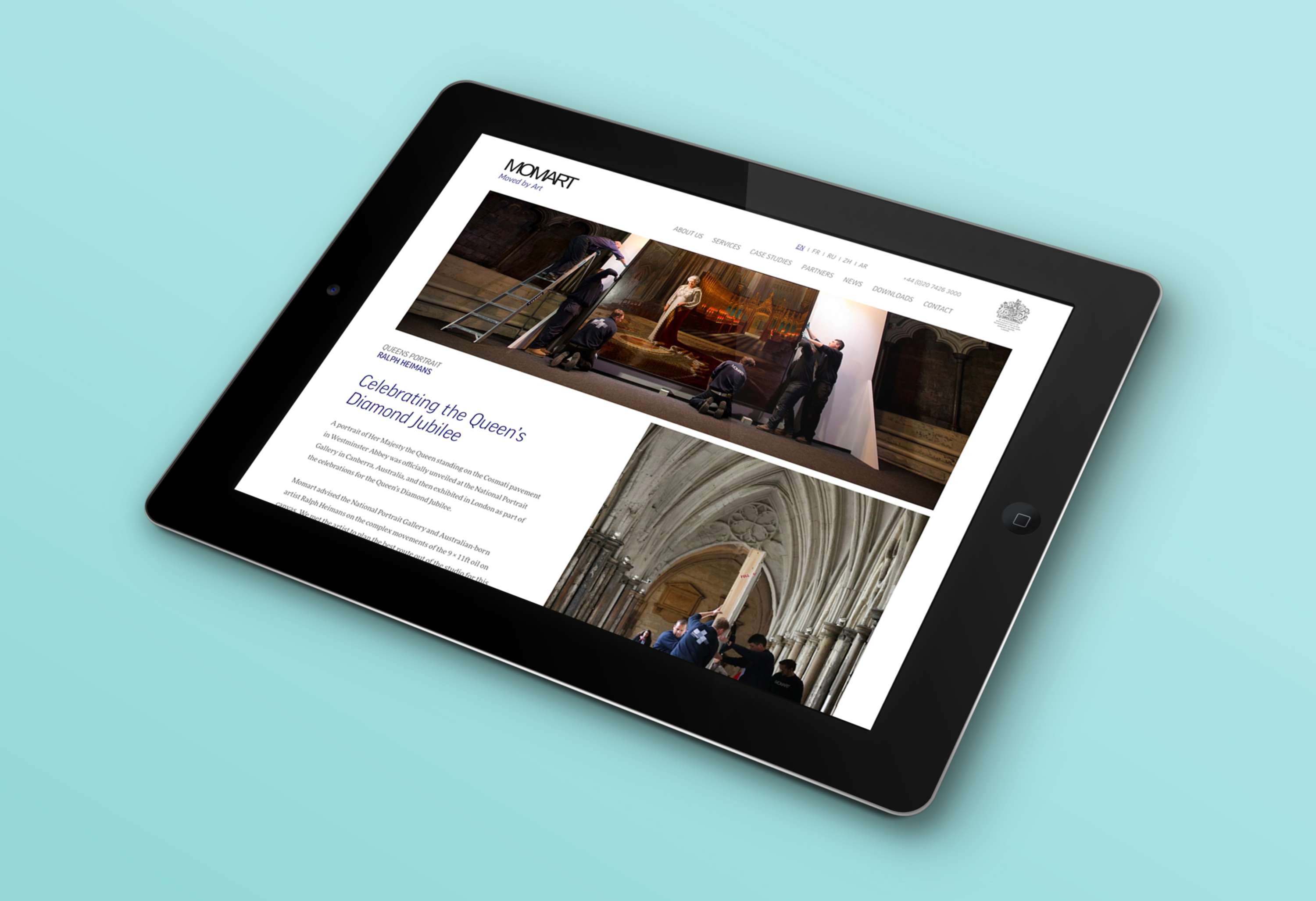 Momart Ltd | Website Design and Development by Katarzyna Gacek