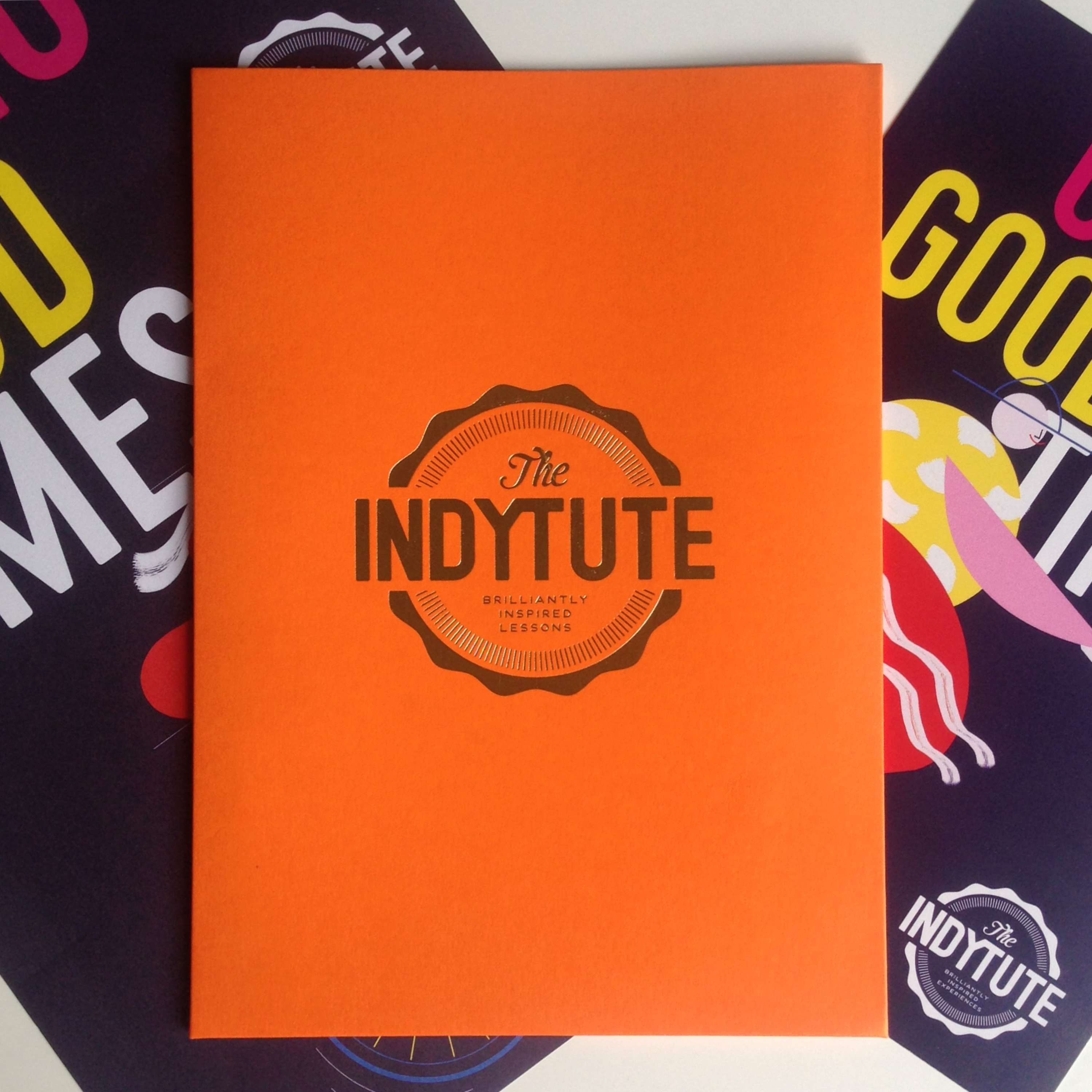 Indytute branding from We Launch by Calypso Rose