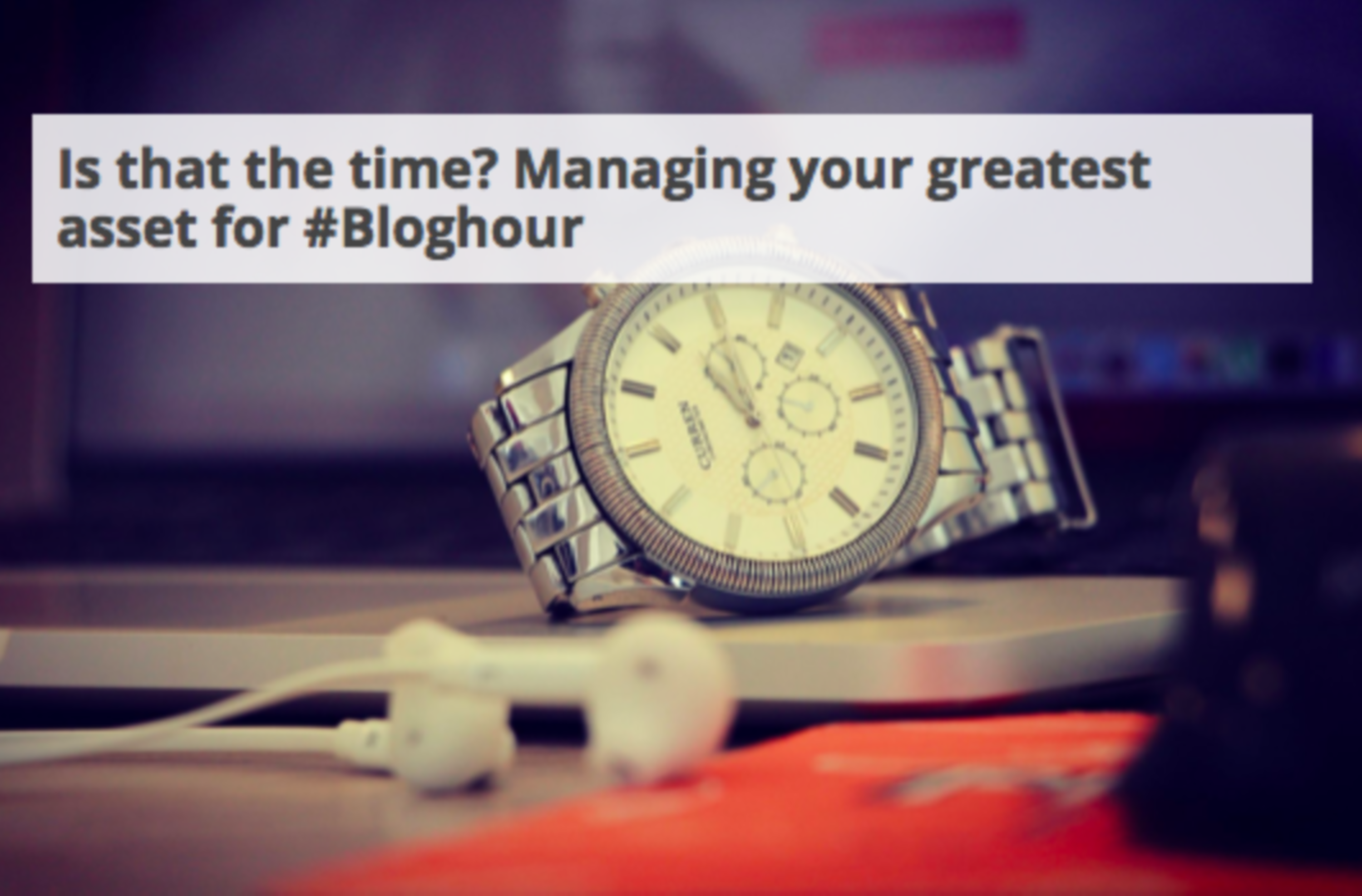 Join the conversation with #bloghour by UK Blog Awards