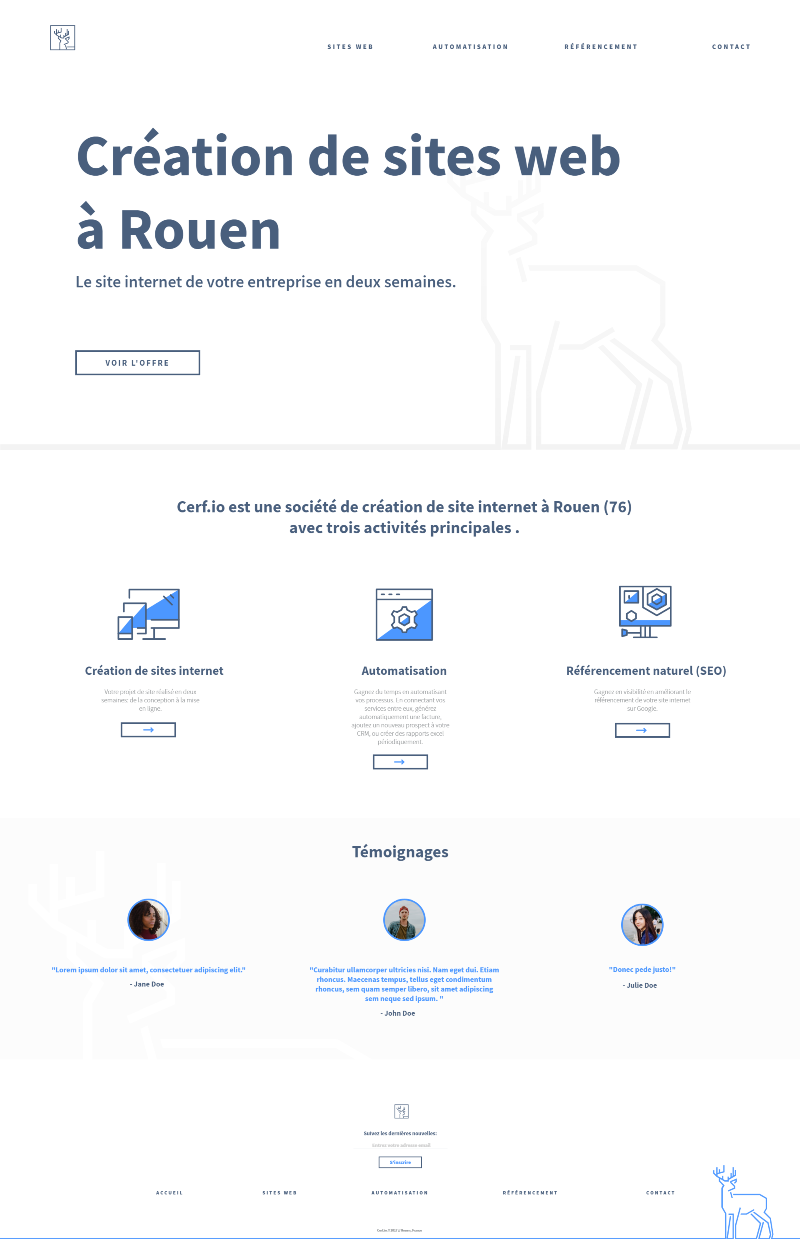 WEB DEVELOPMENT AGENCY RE-DESIGN CONCEPT by Cristian Virciu