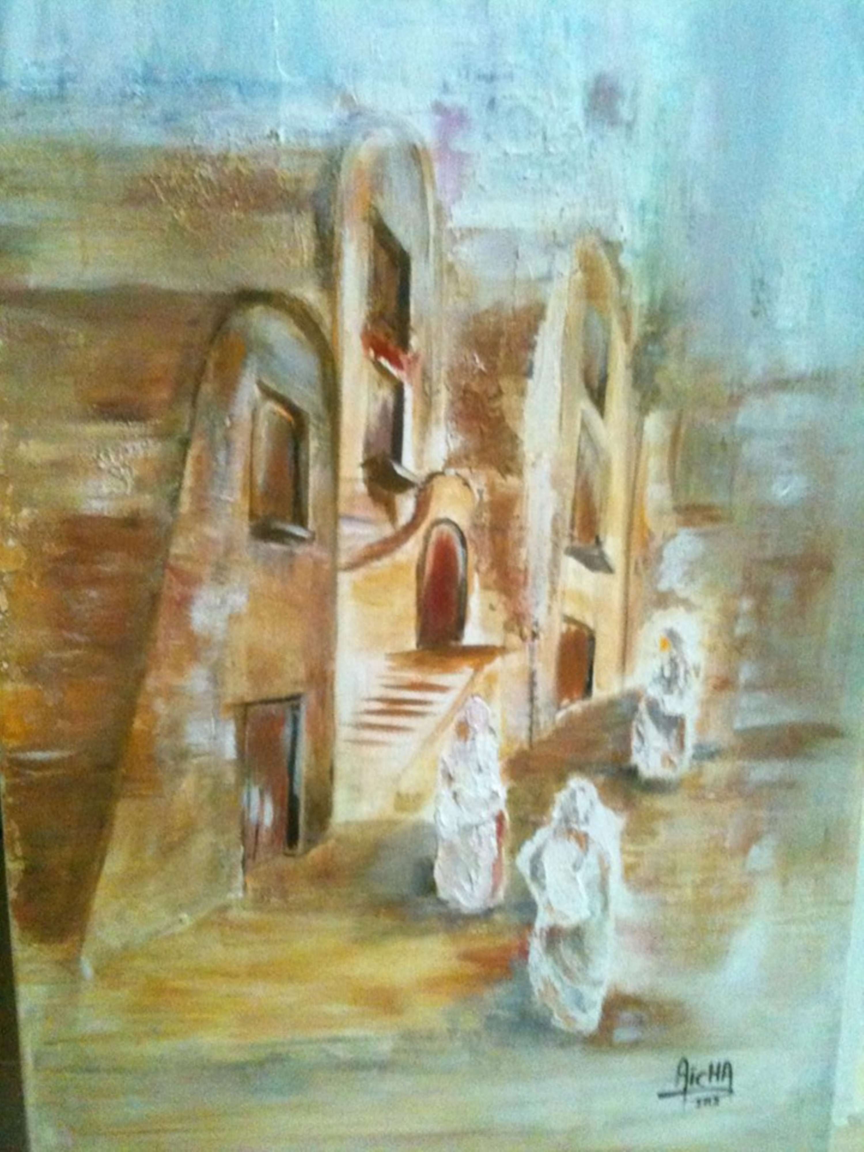 Architectural Abstract Art by Aicha Haddouchi