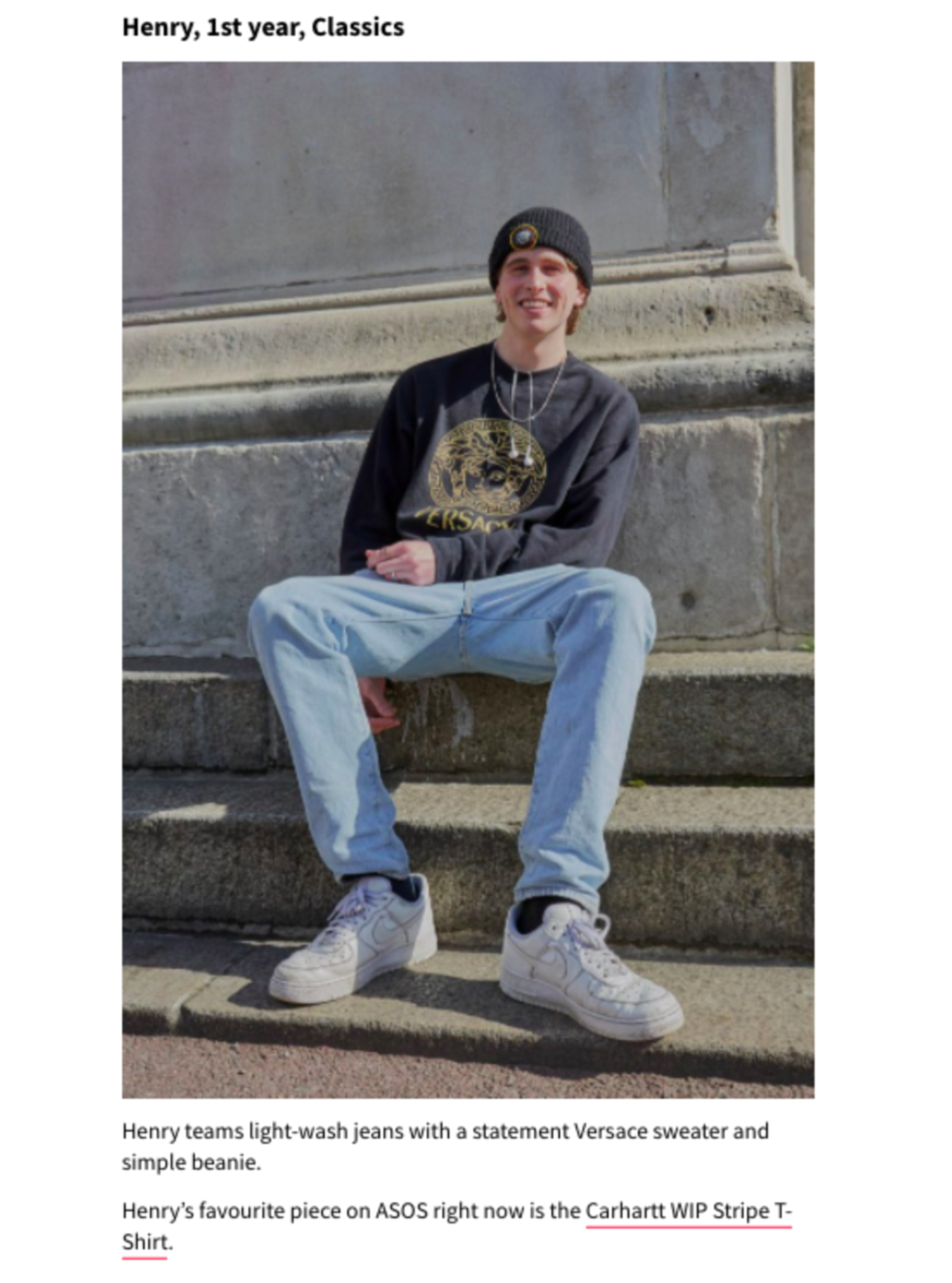 ASOS | Best Dressed by Oriel Irvine - Wells