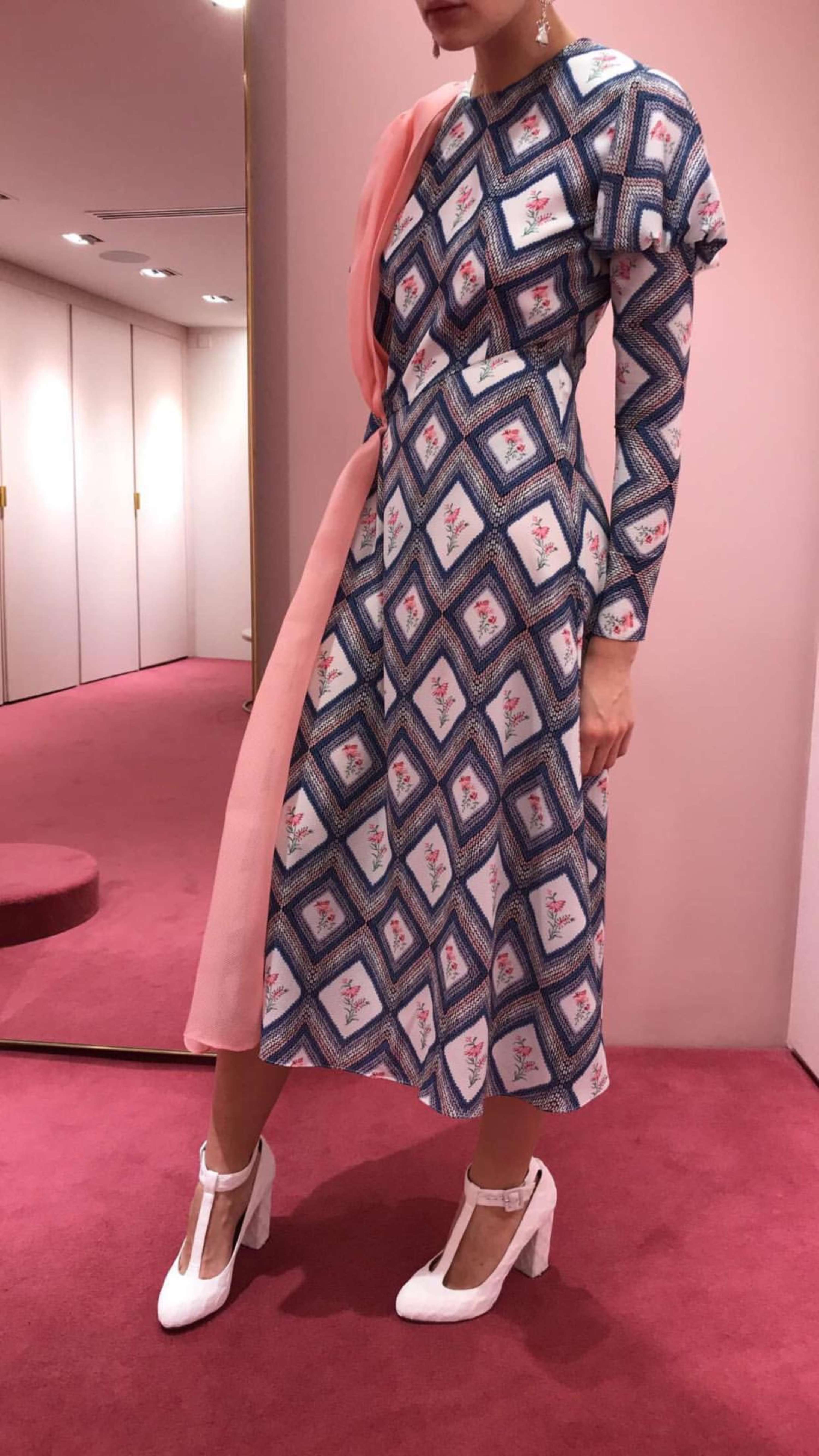 Emilia Wickstead AW17 - Instore style story for Threads Styling by Lucy Alston
