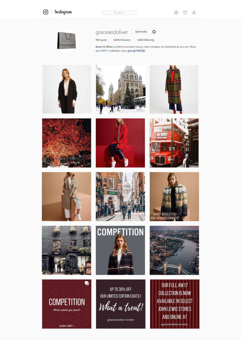 Grace & Oliver - Social Media Campaign by Qing Sum