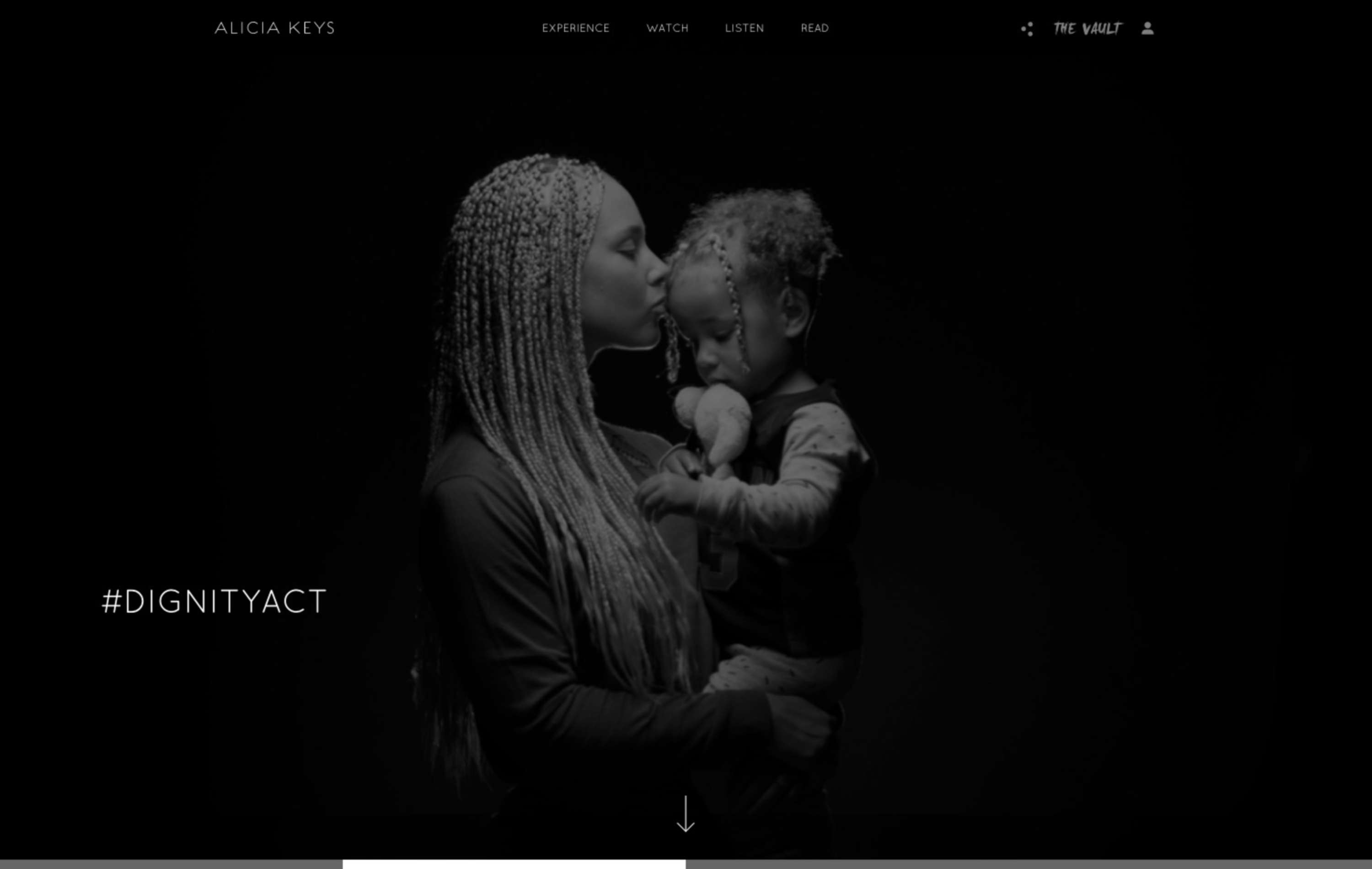 Alicia Keys Website by Matt Lee