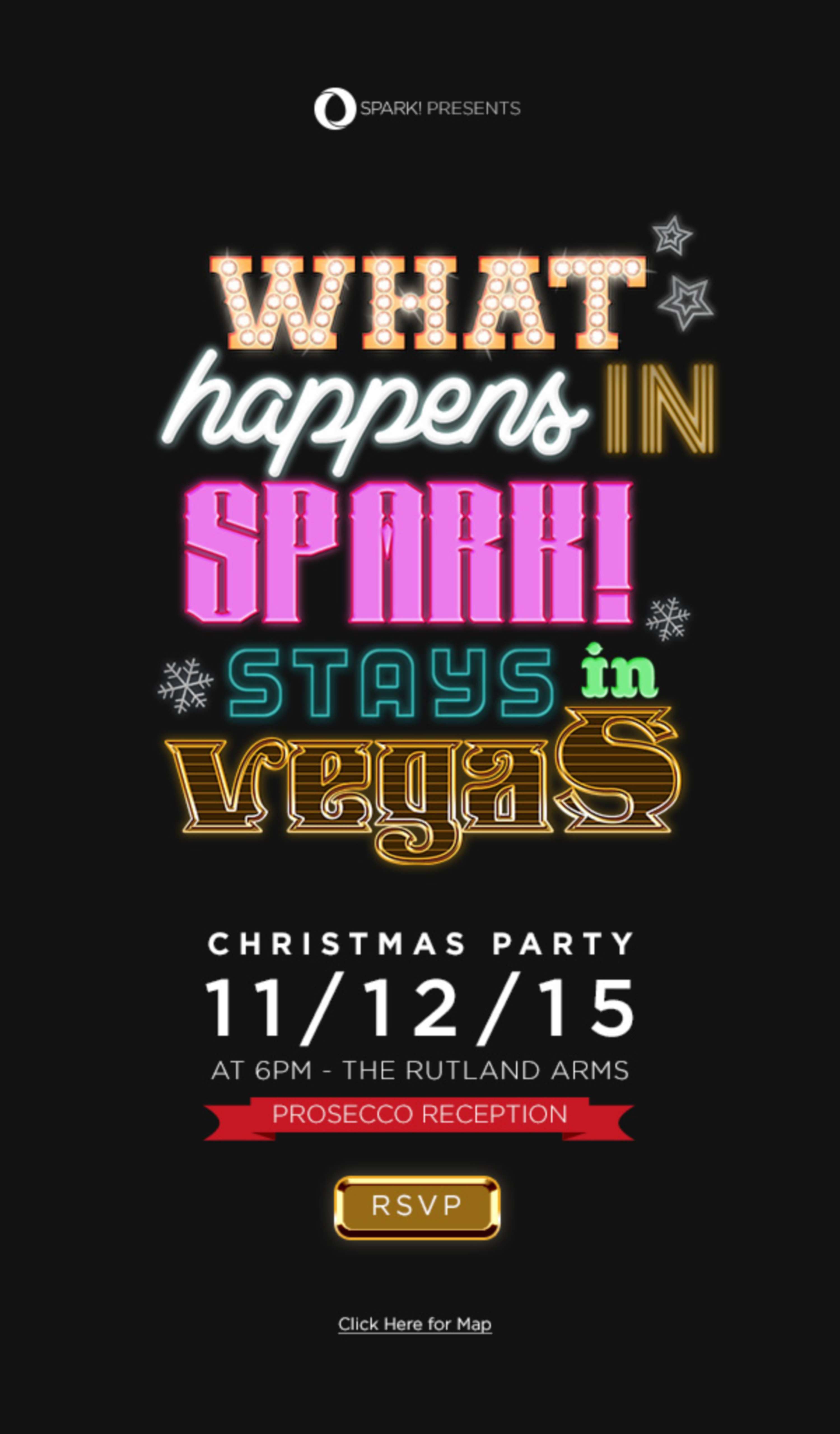 xmas party invite the dots