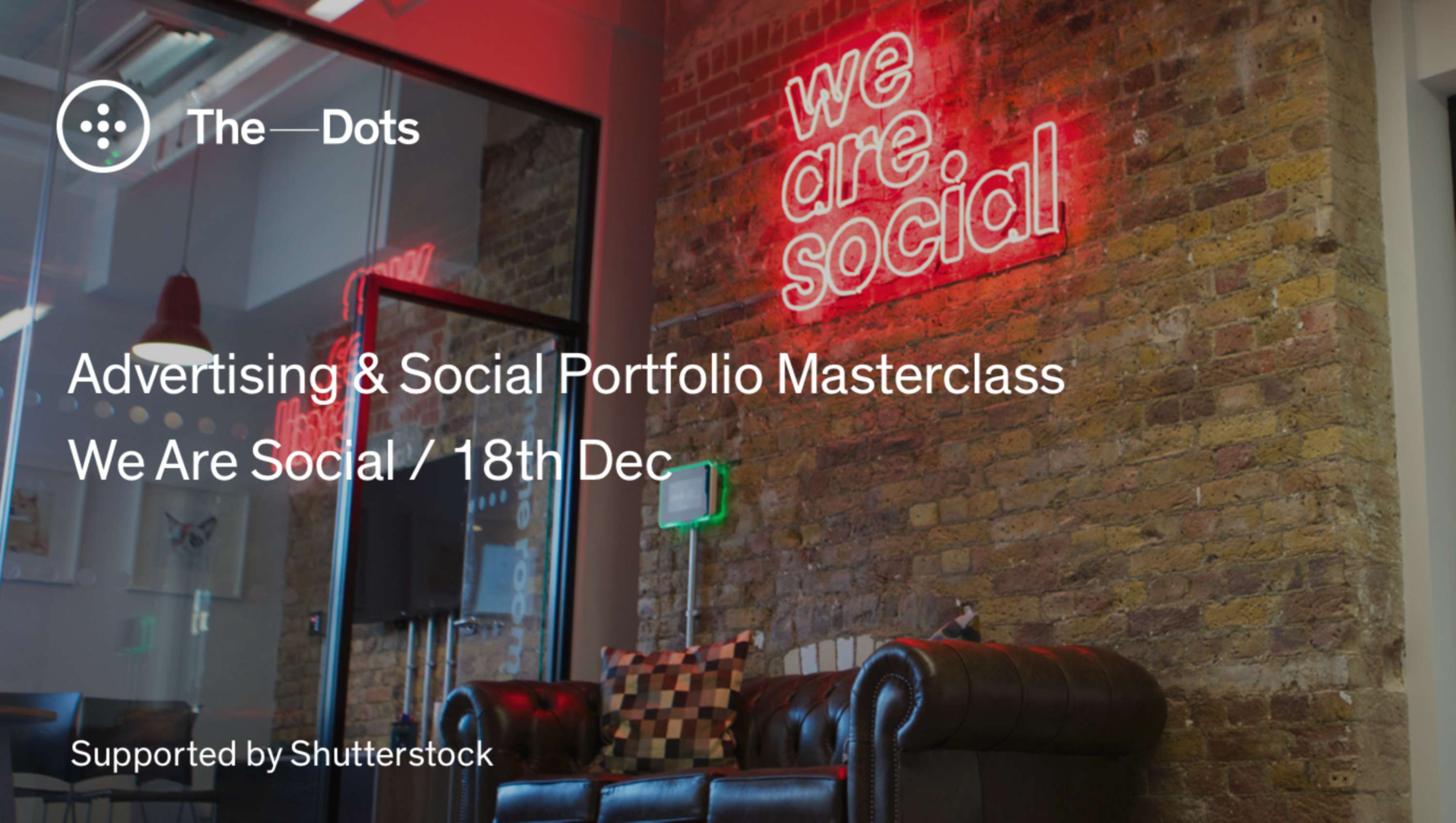 December 2017 (applications closed) by The Dots – Portfolio Masterclasses