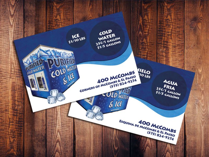 Water & Ice Vending Machine Flyer by Miroslav Mavrodiev