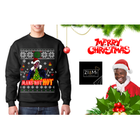 Big Shaq Mans Not Hot Christmas Sweaters logo