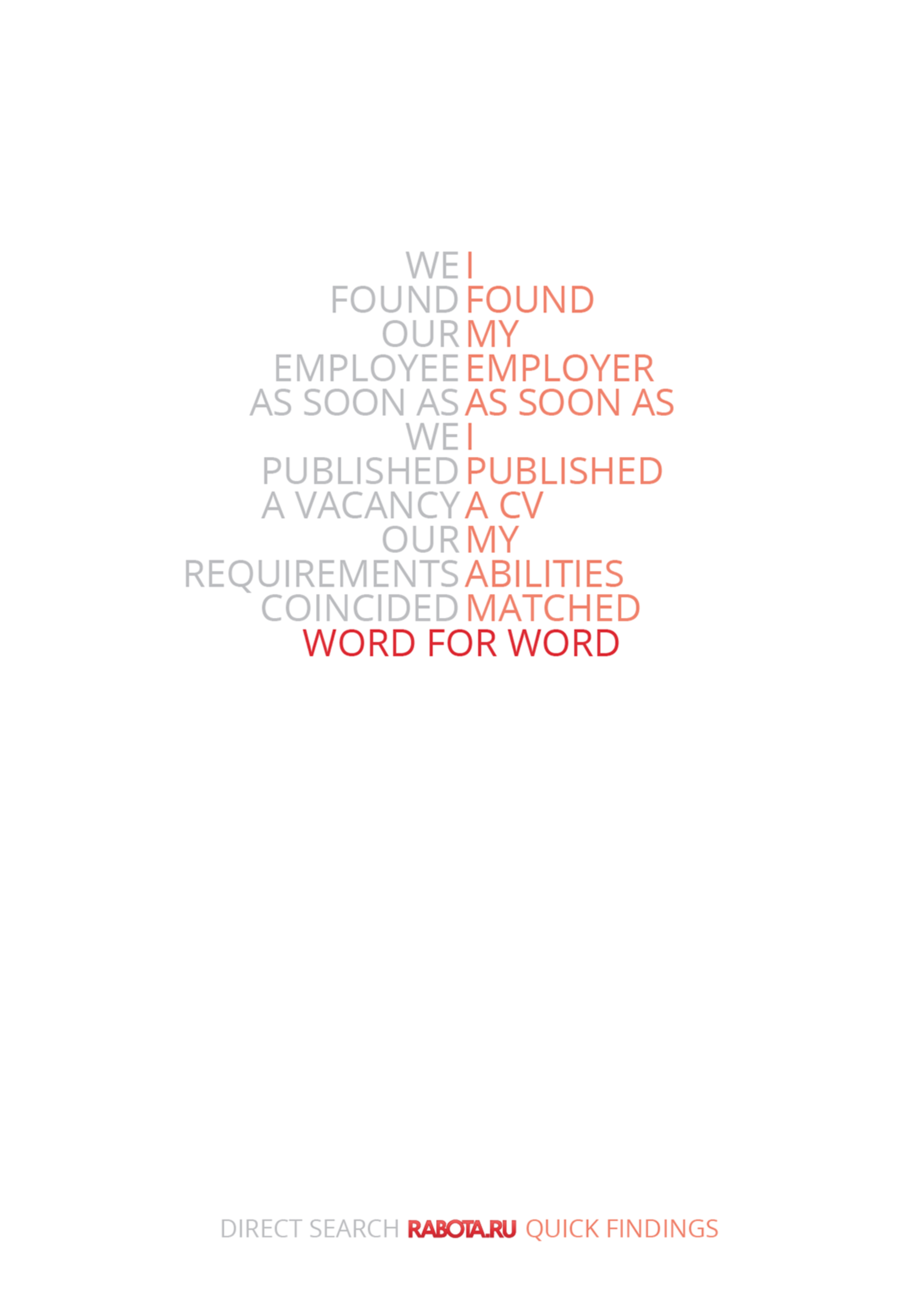RABOTA.RU. Print Campaign by Dima Semenov