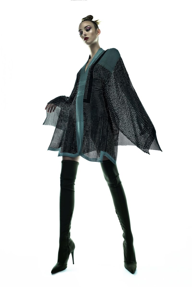 Modeclix 3d printed fashion by Marc Rogoff