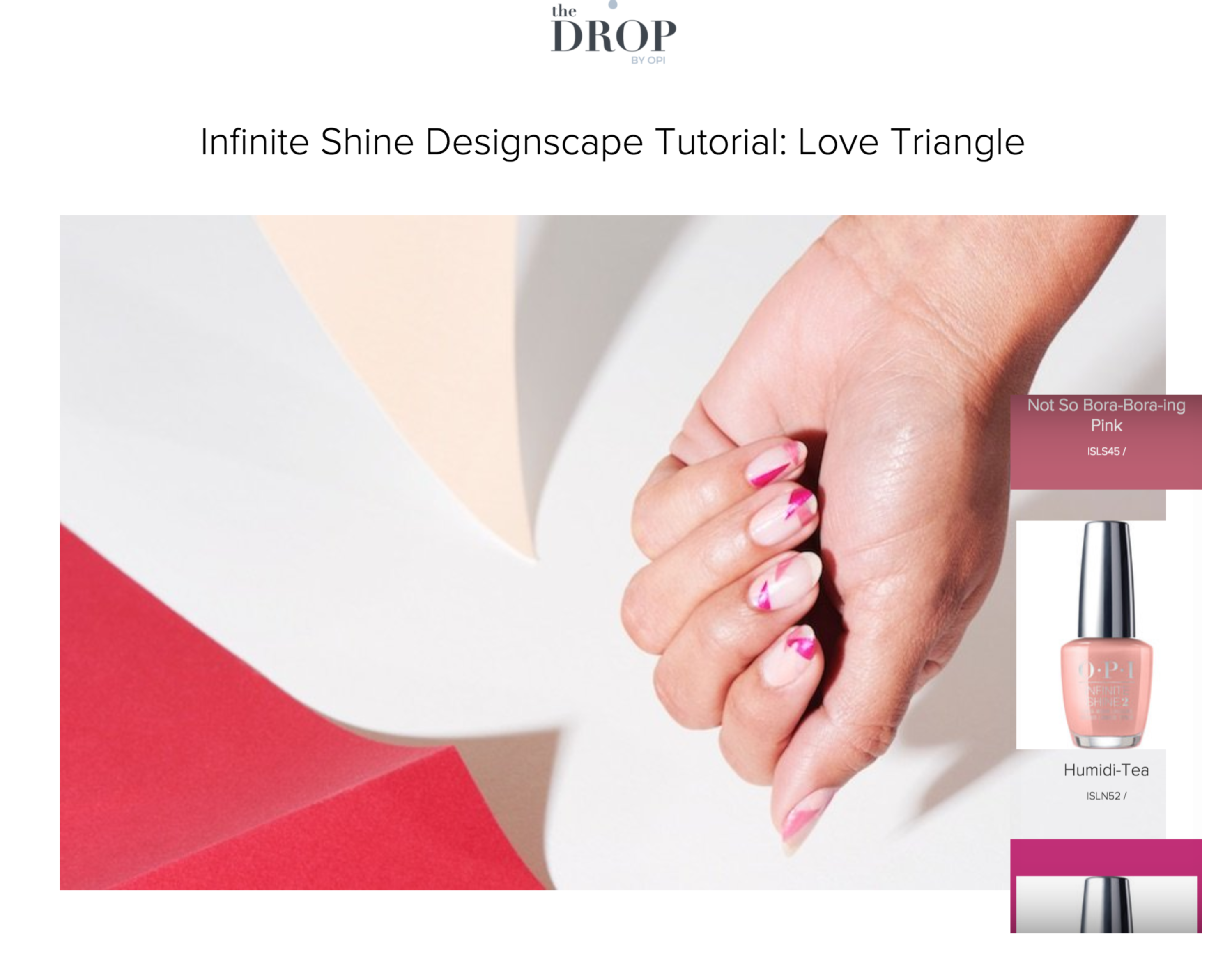 The Drop - OPI.com by Delanie Billman