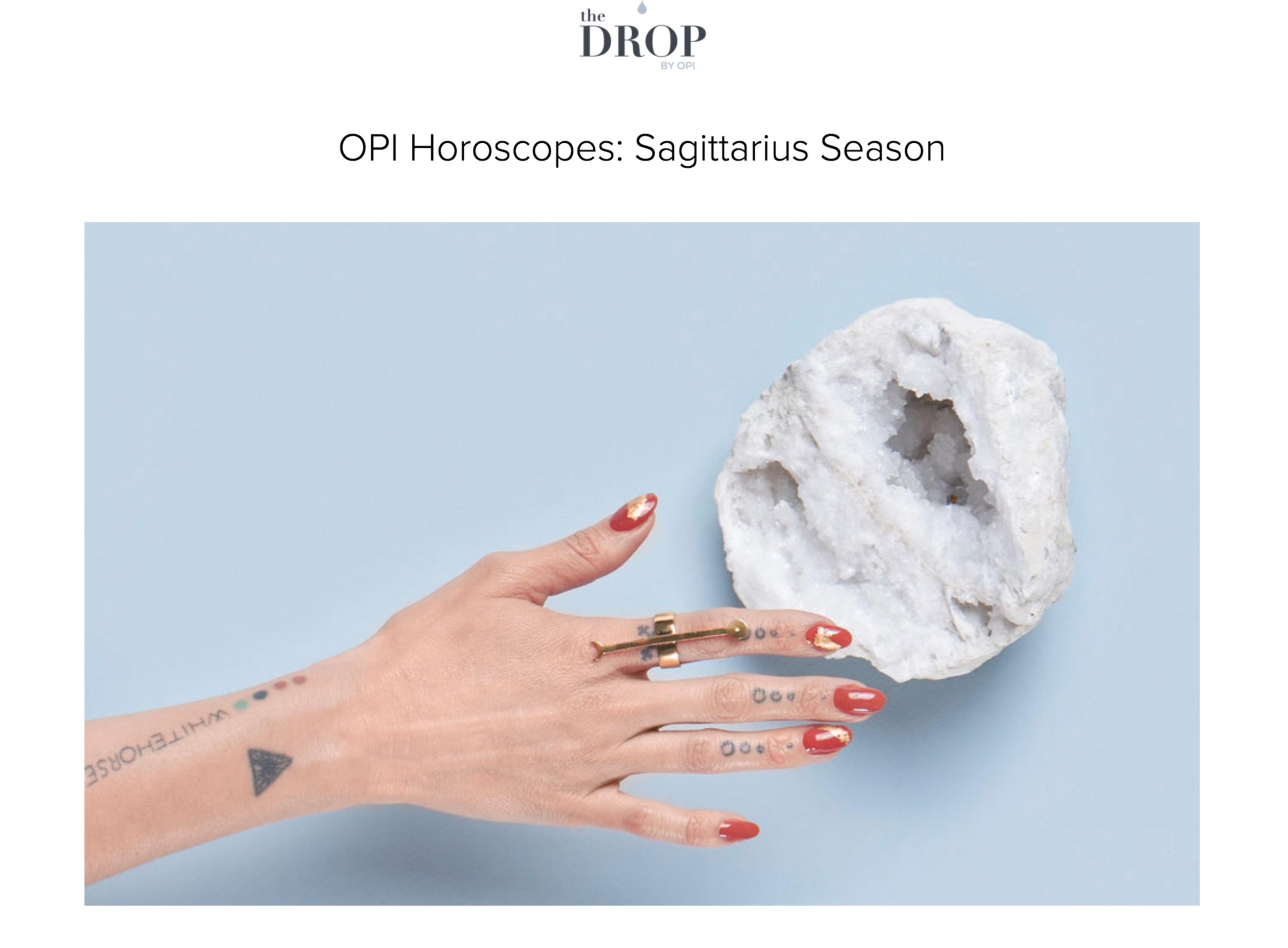The Drop - OPI.com by Delanie Billman