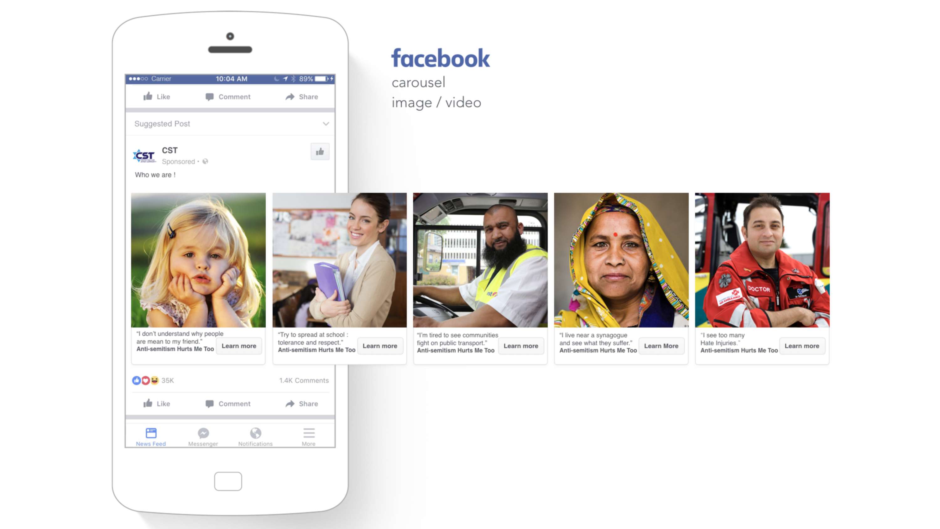 Create Against Hate x CST & Facebook by Emma Brianchon