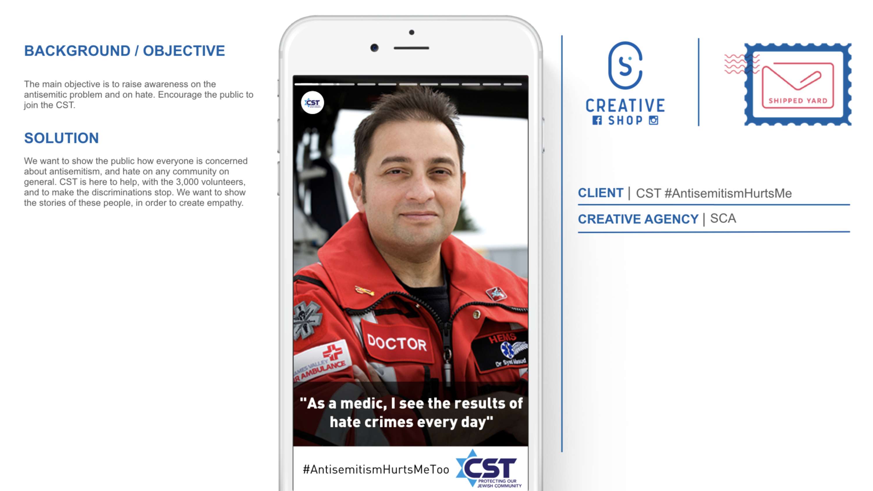 Create Against Hate x CST & Facebook by Emma Brianchon