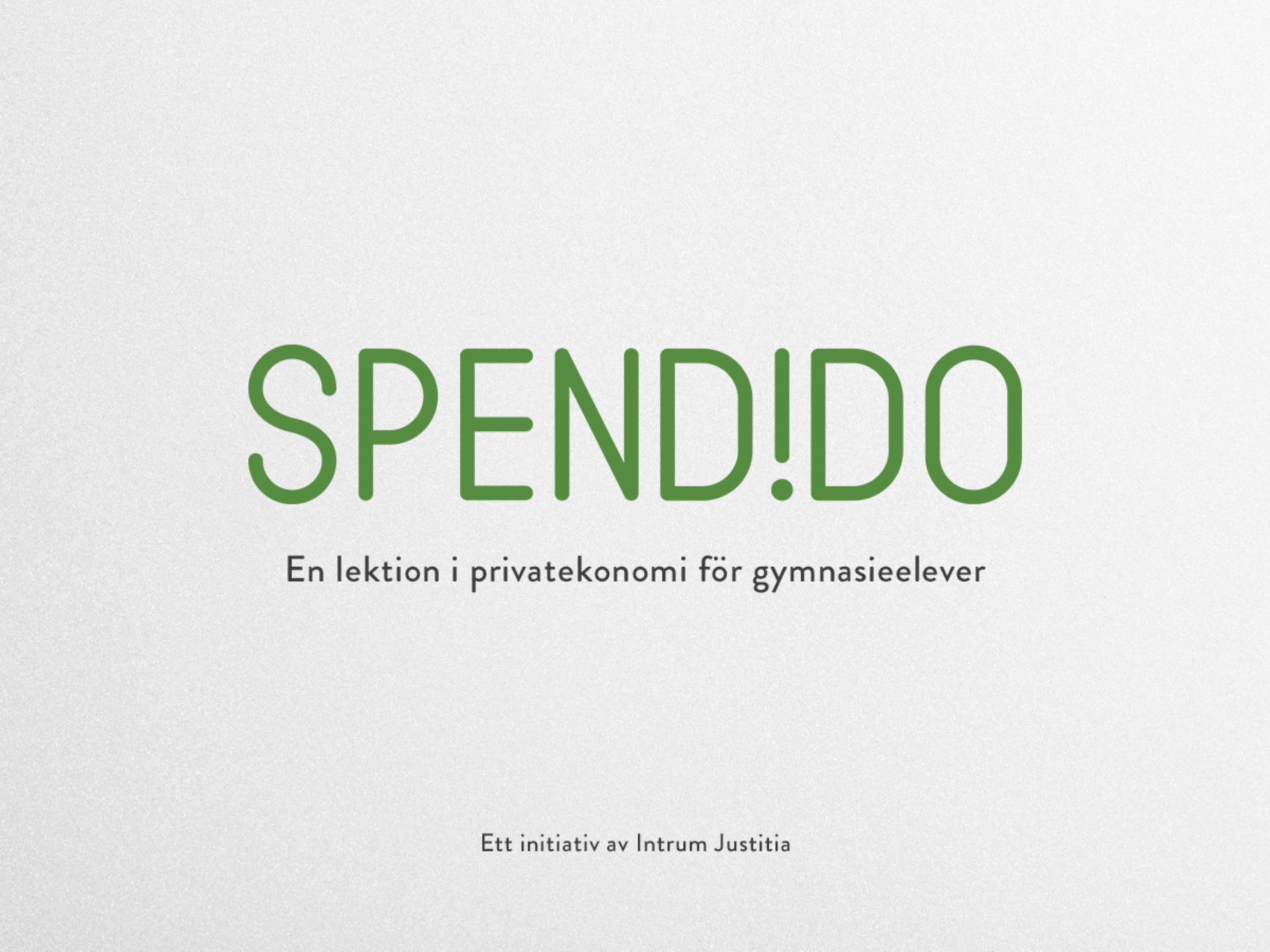 Spendido – Digital learning material by Magnus Sparrman