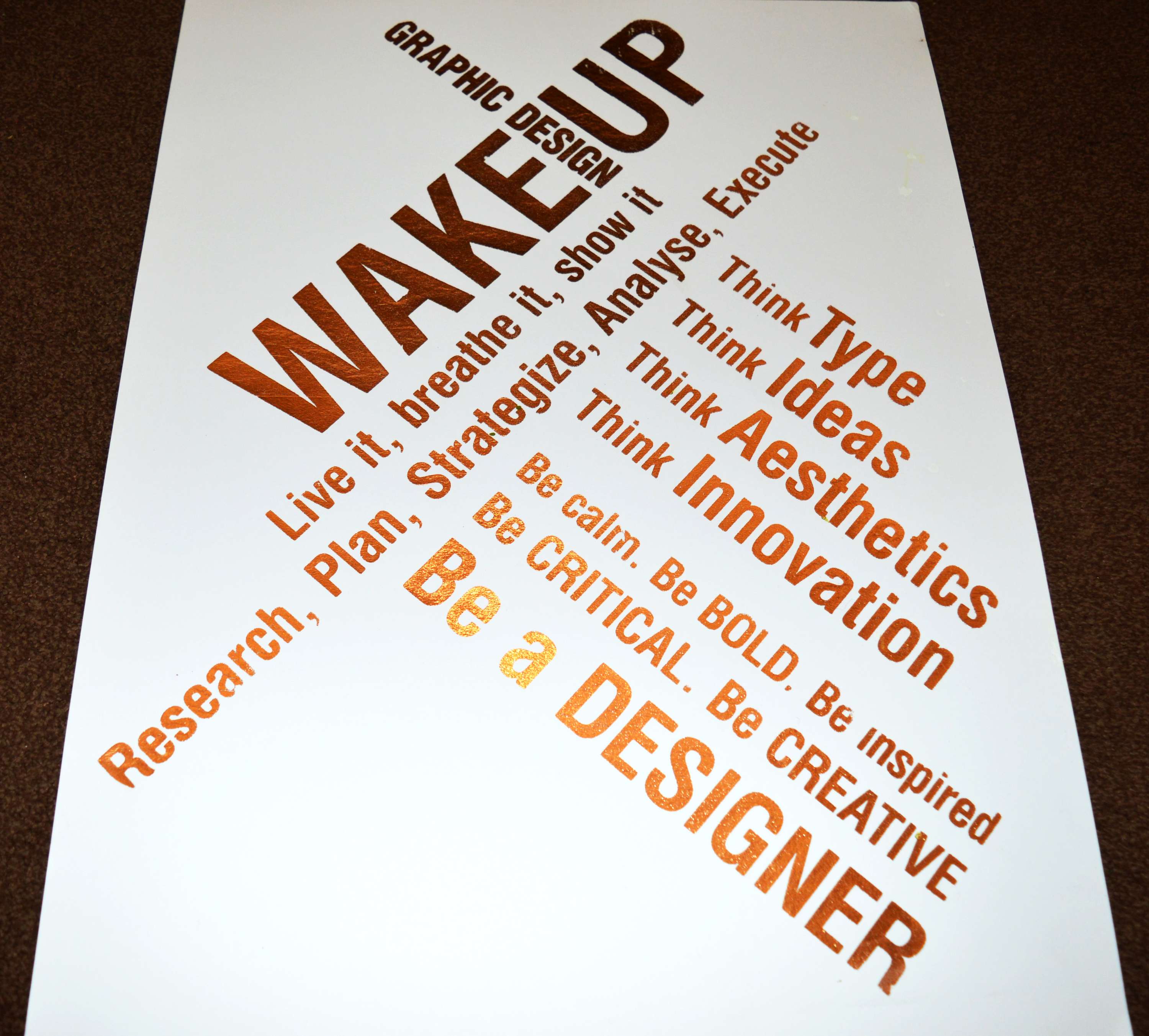 A Statement to Live and work by (Manifesto) by Philip Abang