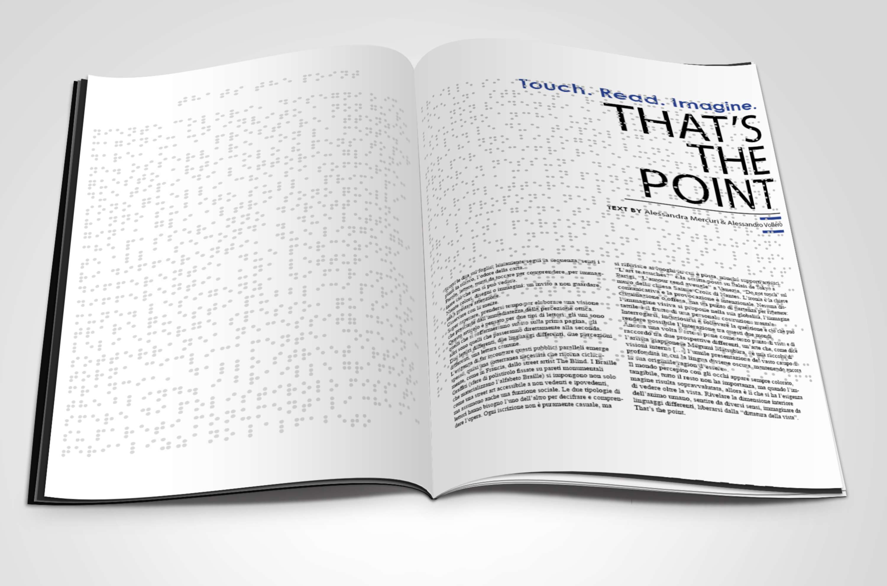 That's the point - Editorial project by Alessandra Mercuri