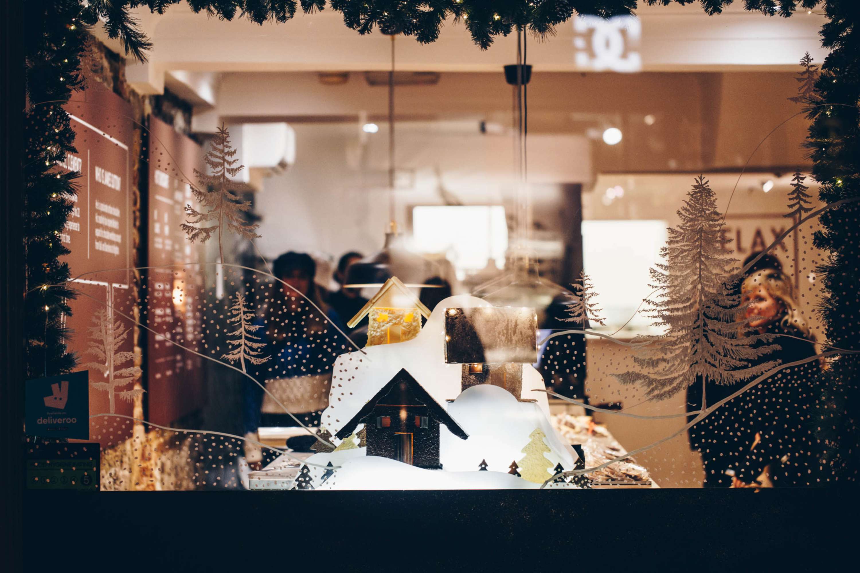 Be Chocolate Christmas Window Display by Esme Callaghan