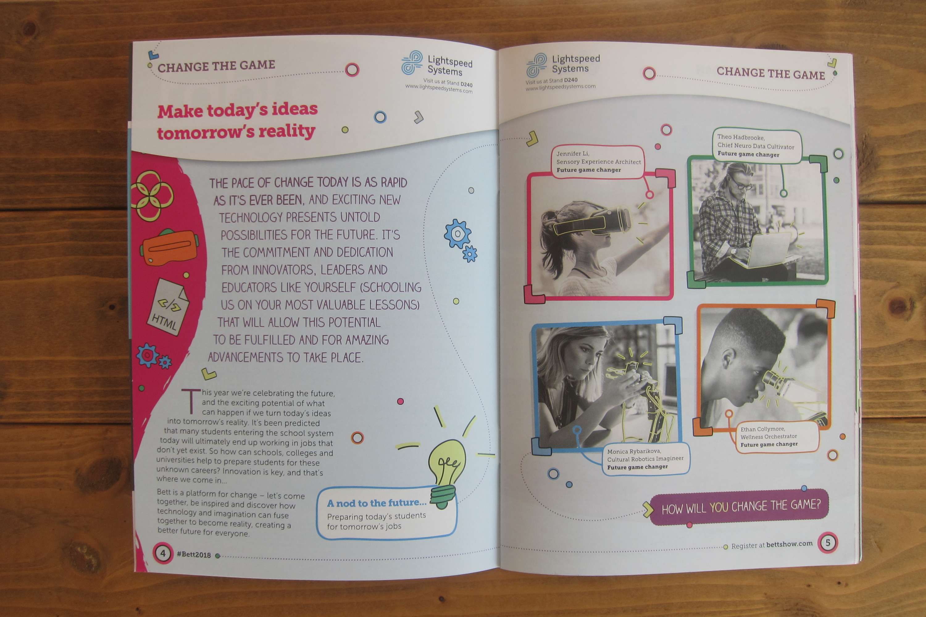 Bett 2018 - Event Identity &  Publication Design by Katie Barron