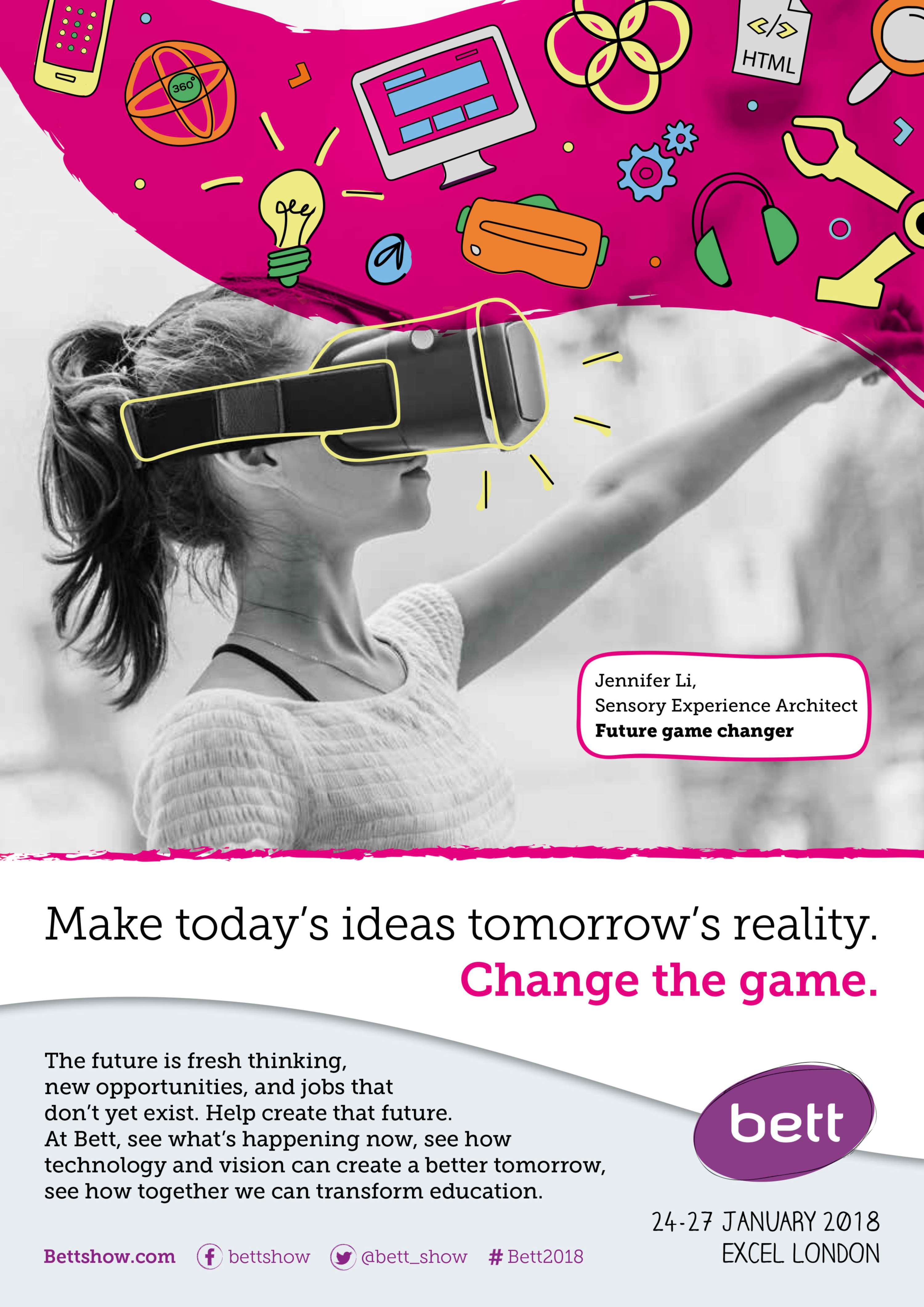 Bett 2018 - Event Identity &  Publication Design by Katie Barron