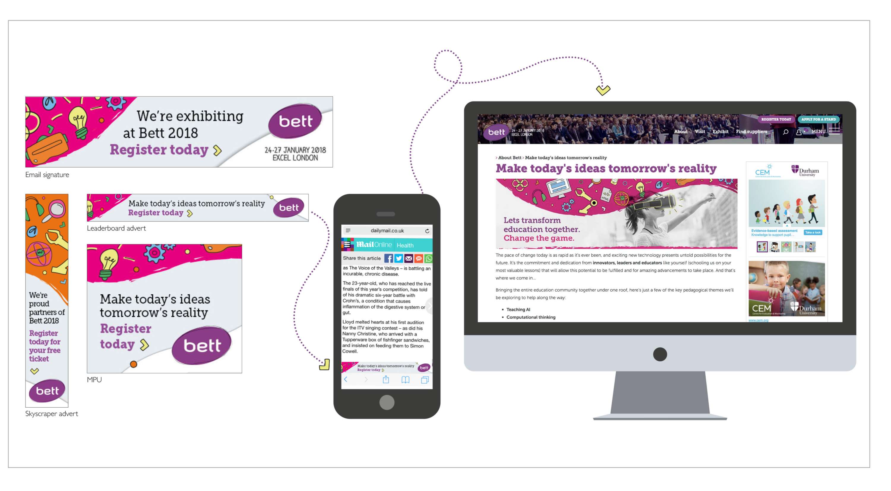 Bett 2018 - Event Identity &  Publication Design by Katie Barron