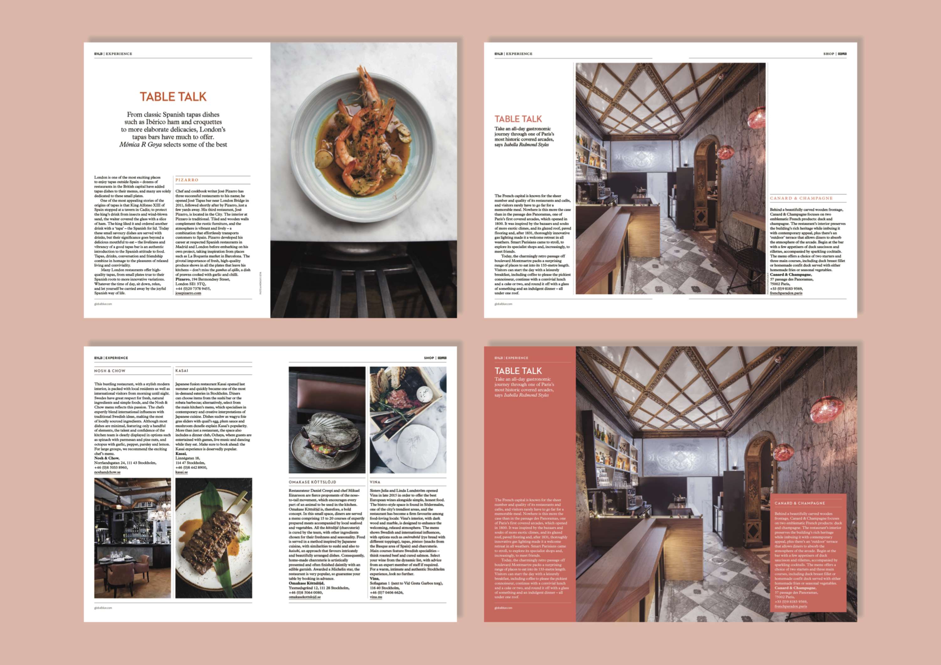 Editorial Layouts by Dionne Hélène
