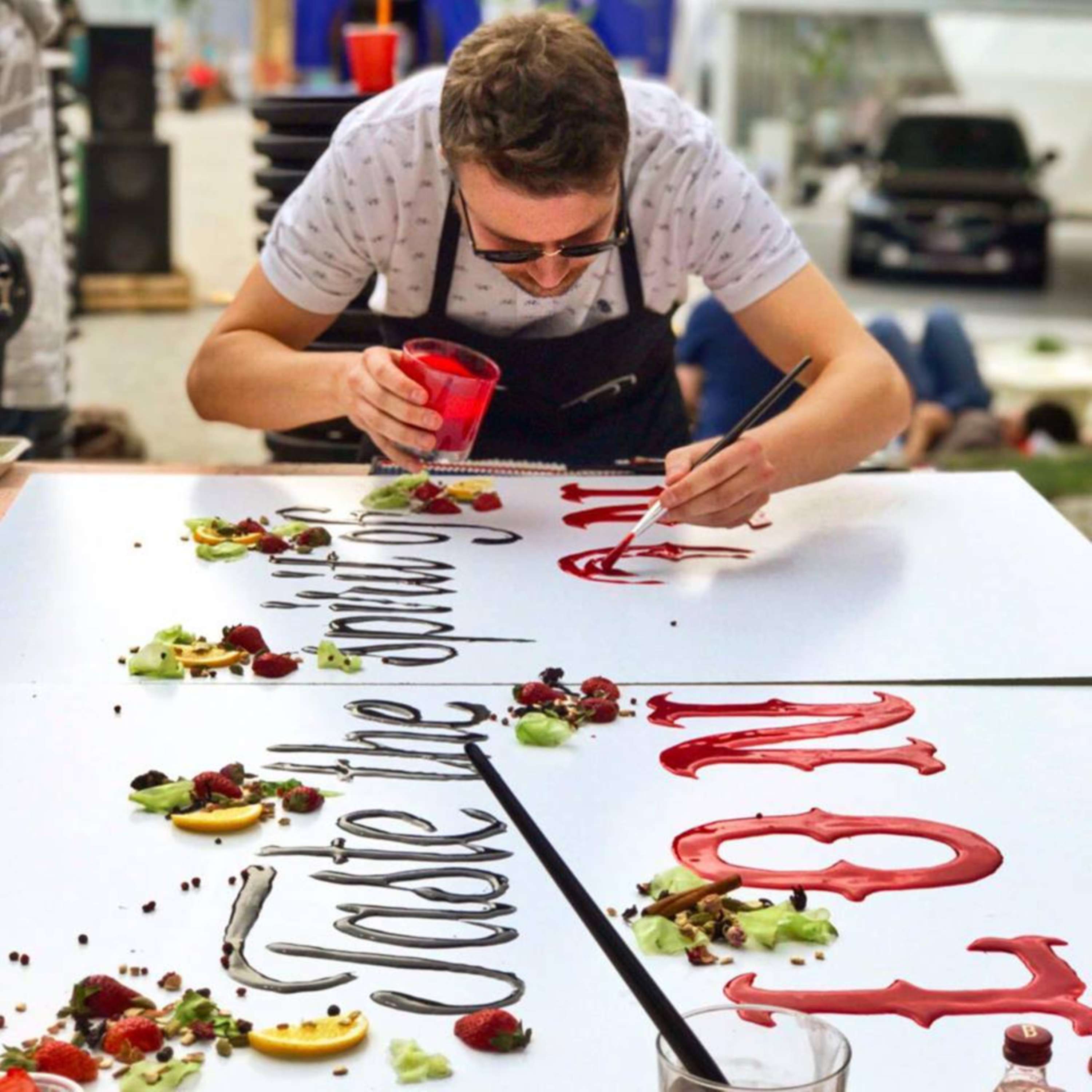 Edible Grafitti Session - Beefeater Gin by Ema Gerovac