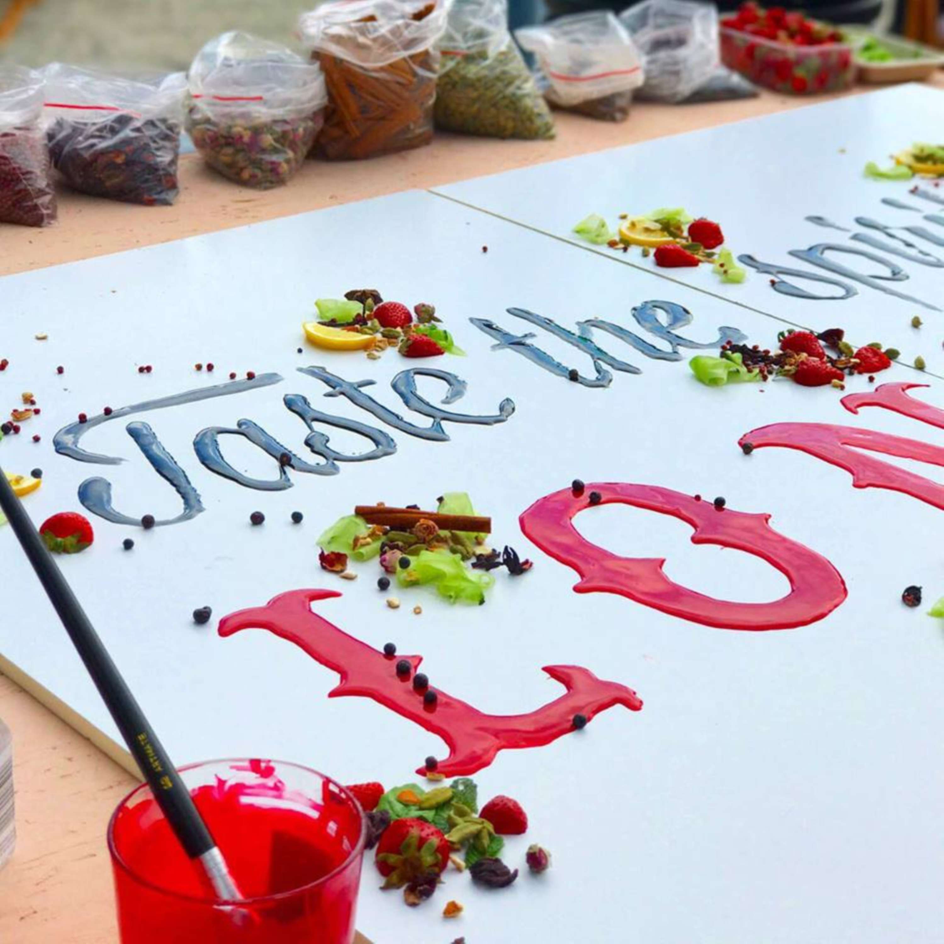 Edible Grafitti Session - Beefeater Gin by Ema Gerovac