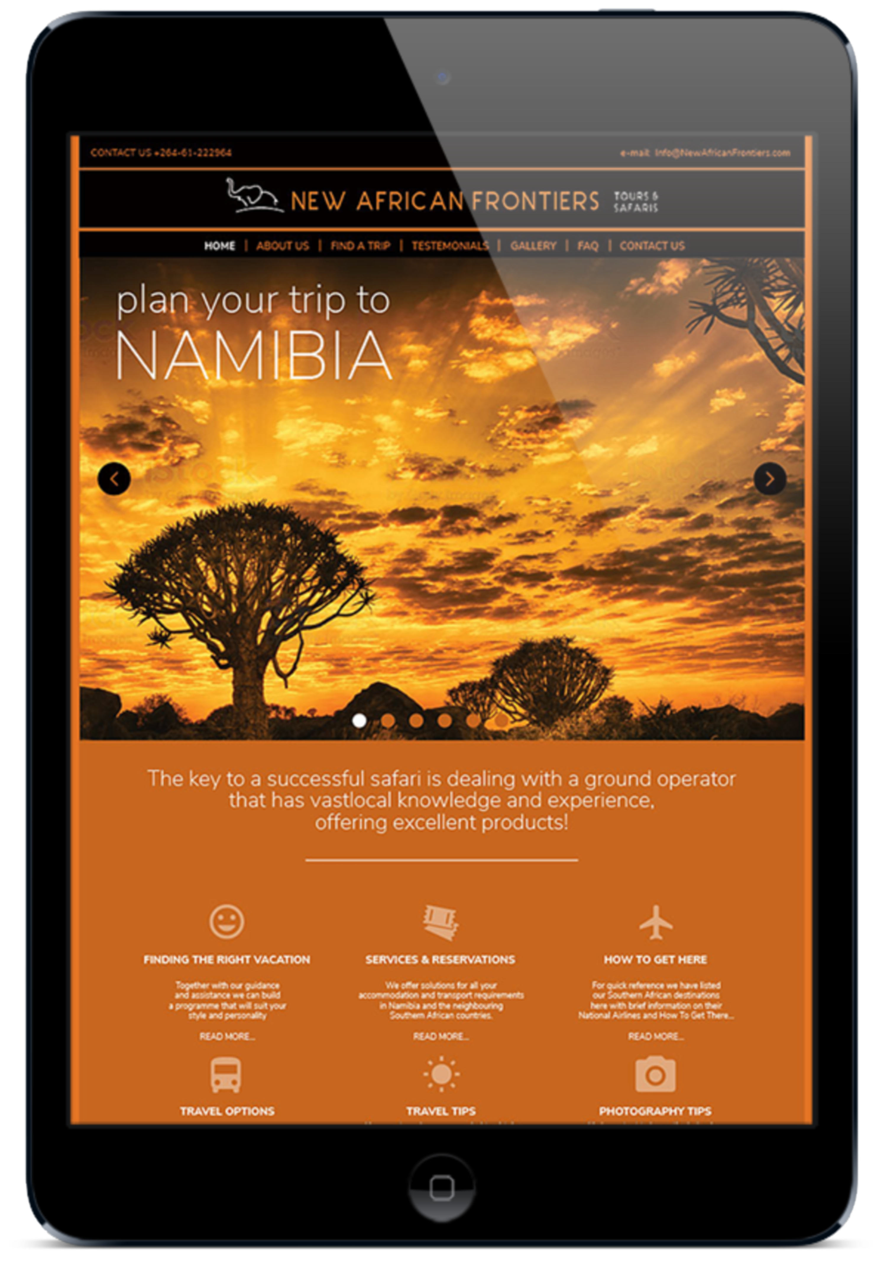 UI/UX New African Frontiers by Jelena Senicic