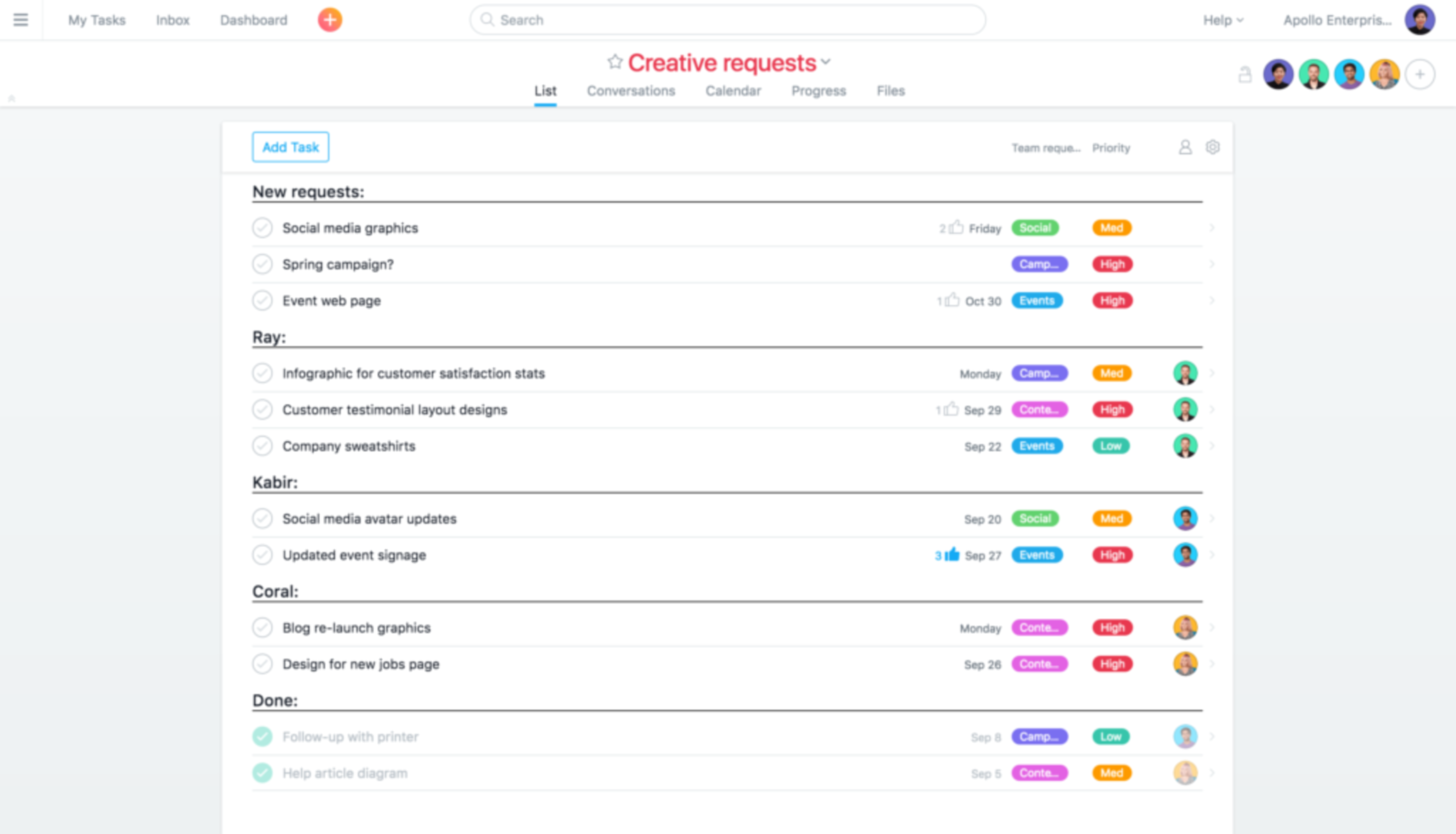 Stop the drop-bys: how to master the work request by Asana