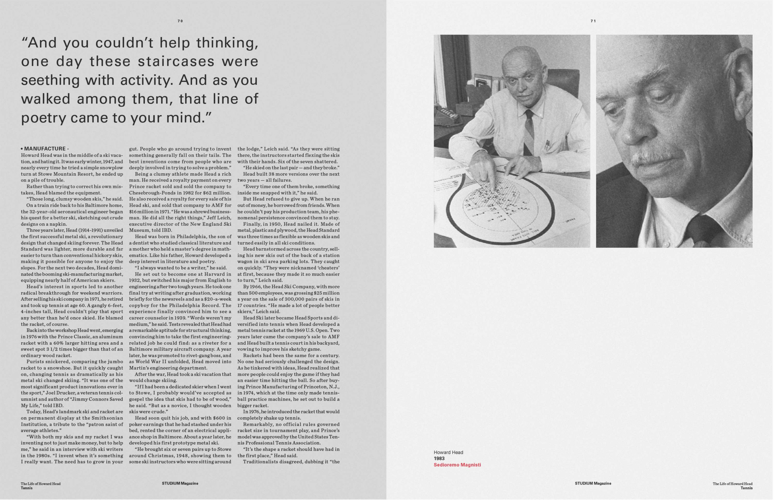 Studium Sporting Journal: Issue One by Andy Knappett