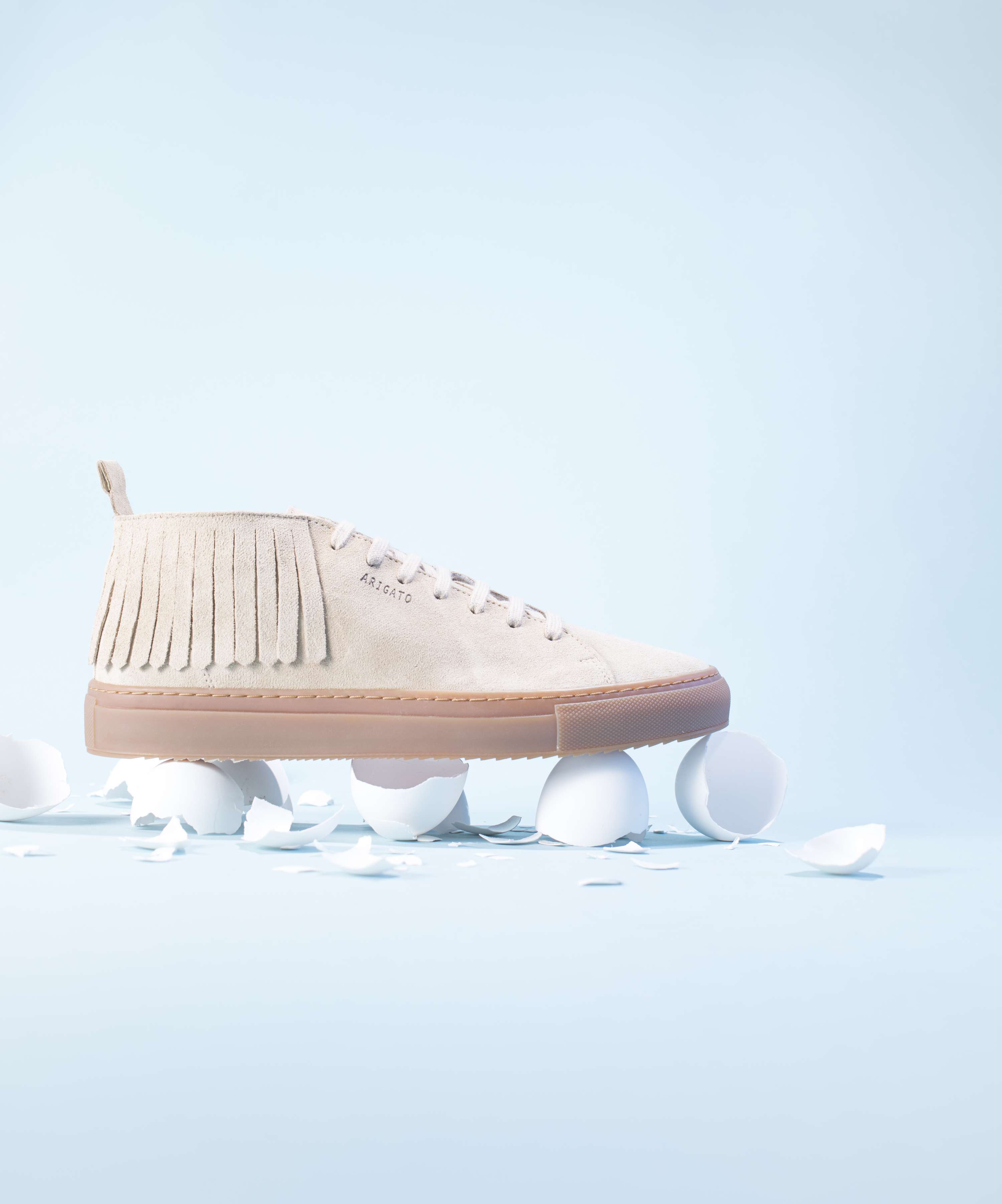 Walking on Eggshells with Axel Arigato by Carine Buchanan