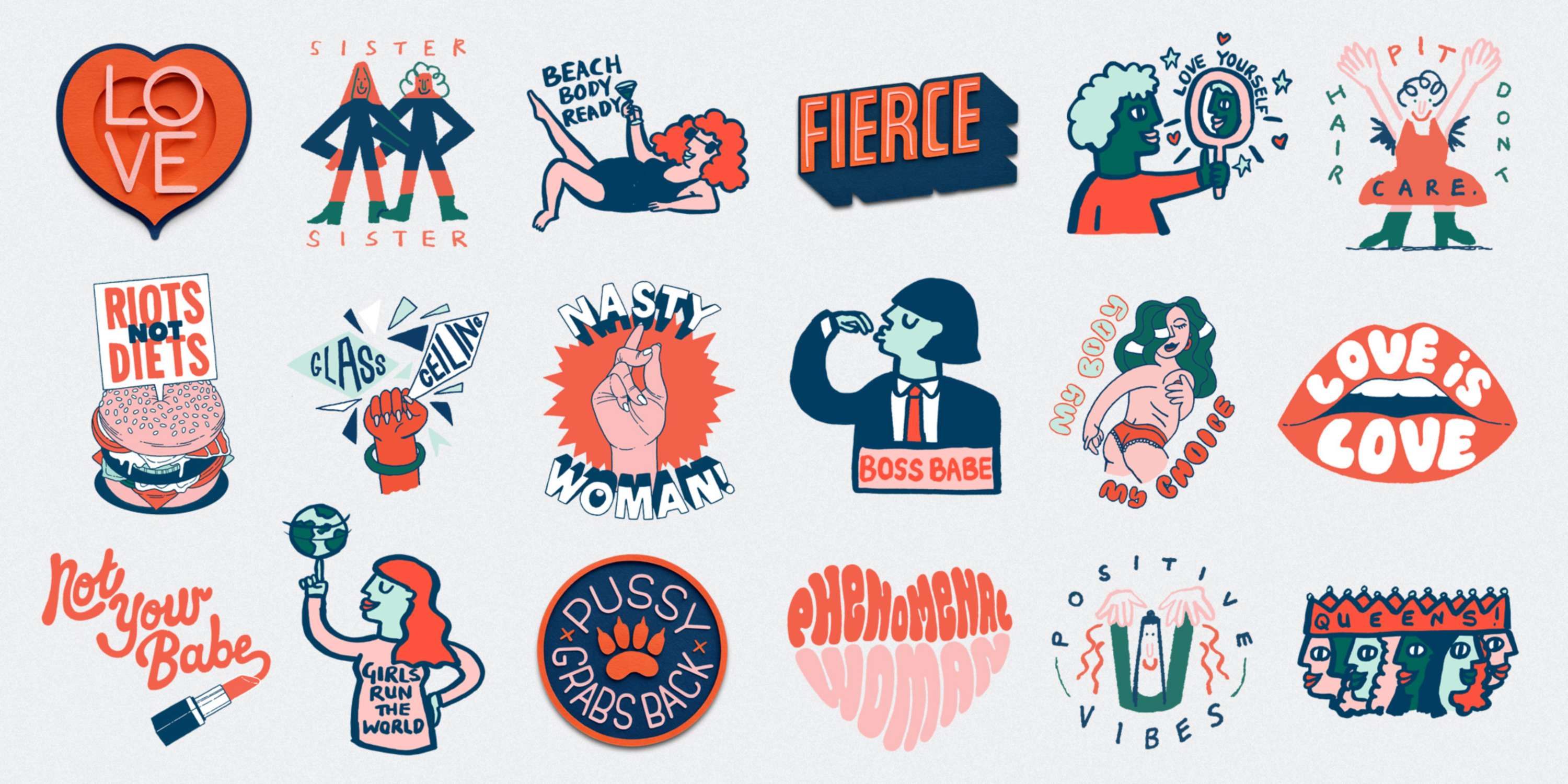 to the girls sticker pack the dots