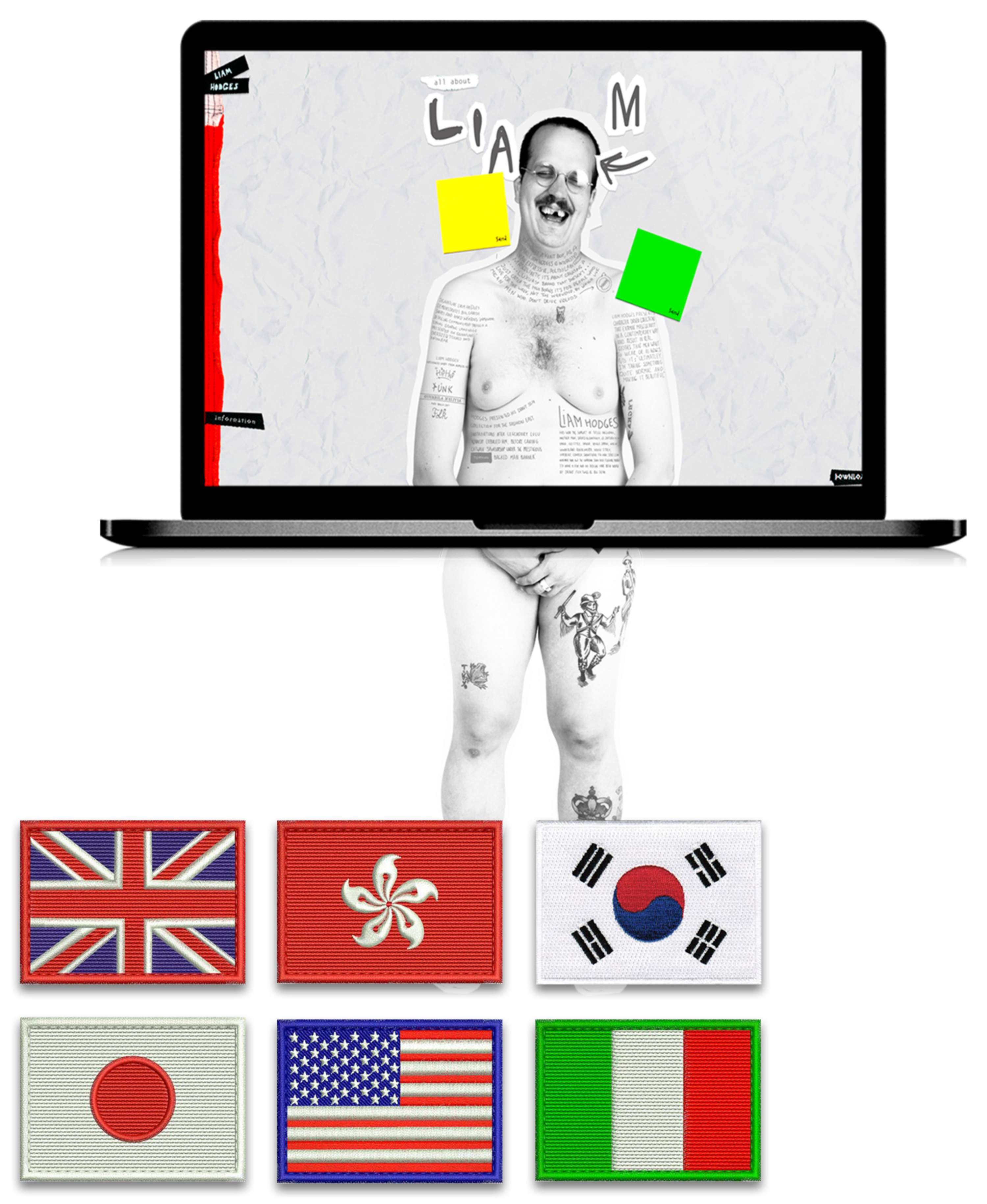 Liam Hodges Website by James Tran