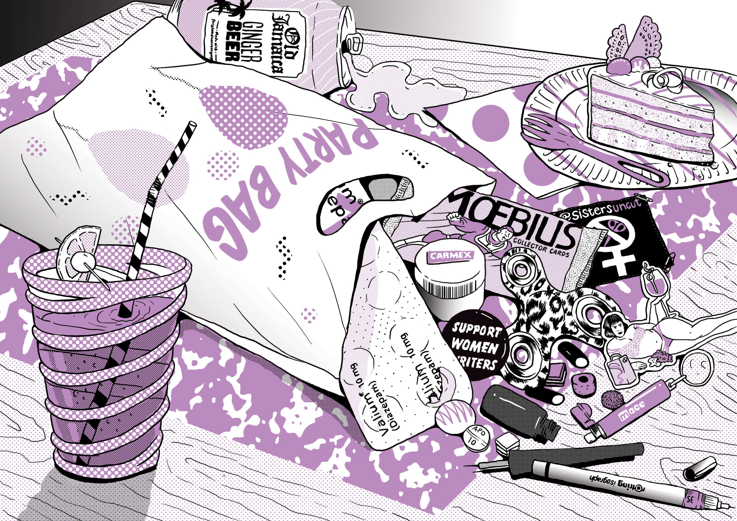 Polyester Zine, 3rd Birthday Issue by Cat Sims