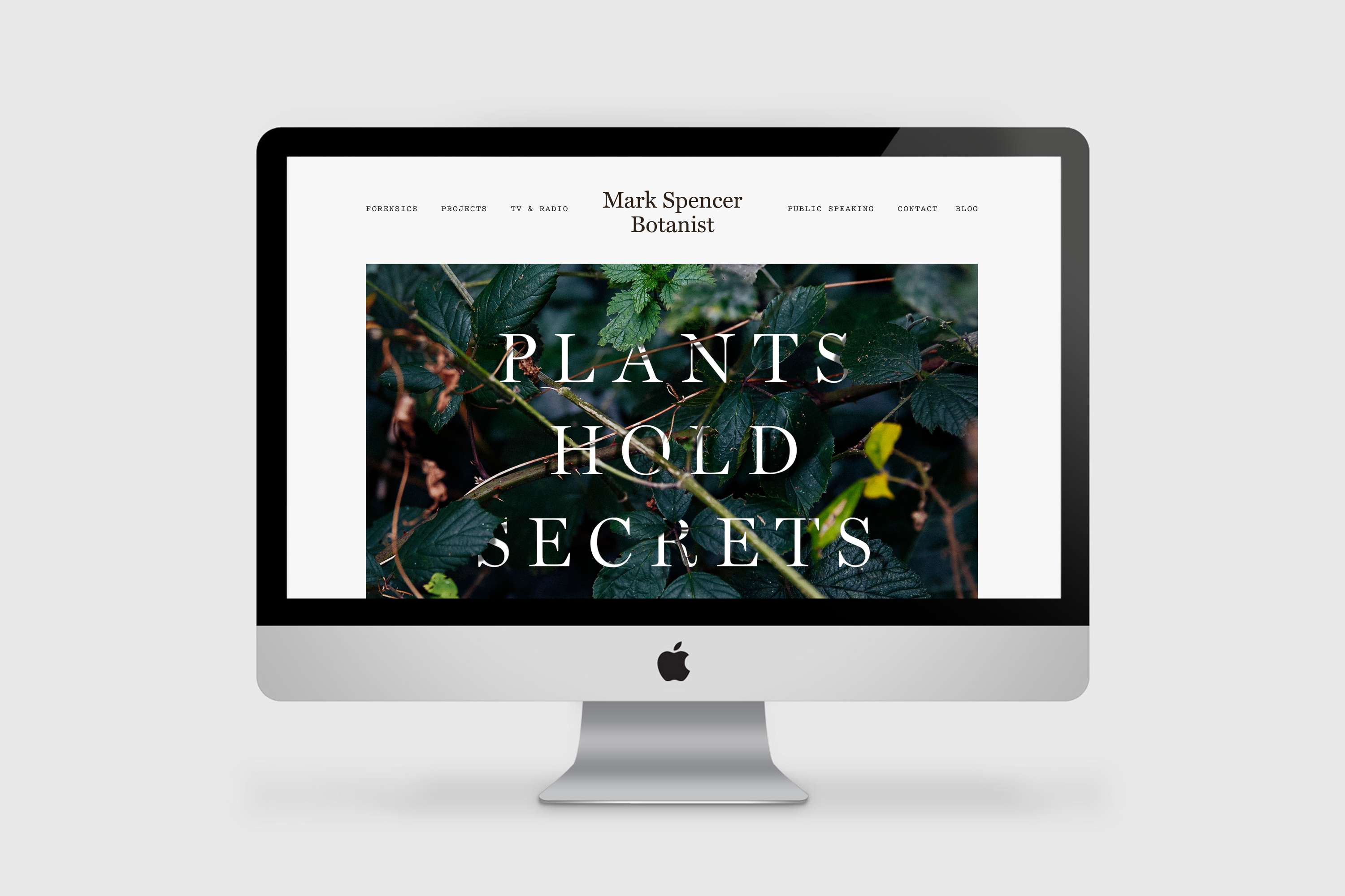 Mark Spencer — Forensic Botanist by Fieldwork Facility
