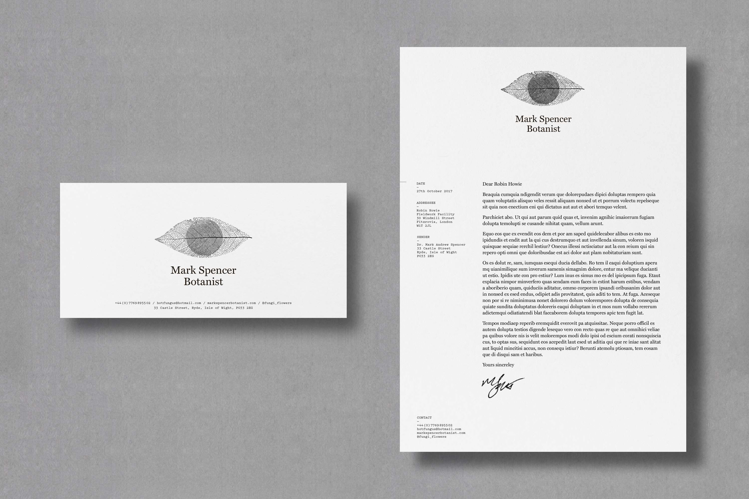 Mark Spencer — Forensic Botanist by Fieldwork Facility