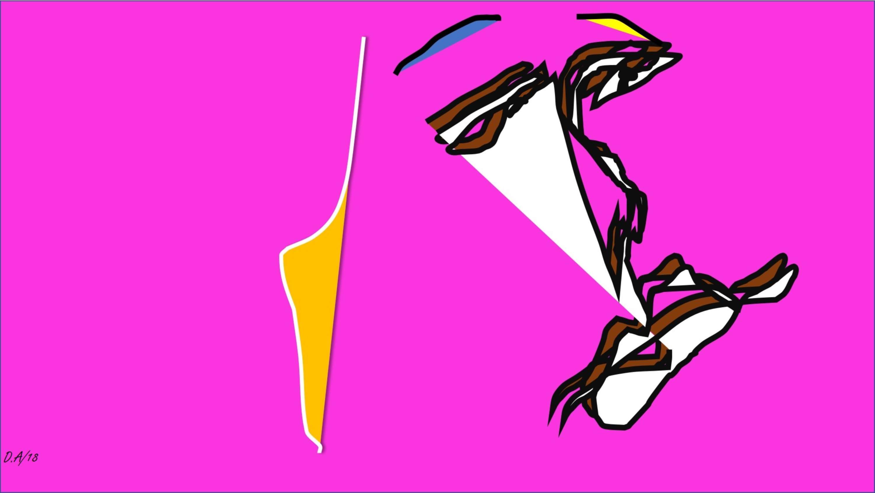 Making faces: colour and structure by Dorle Appiah